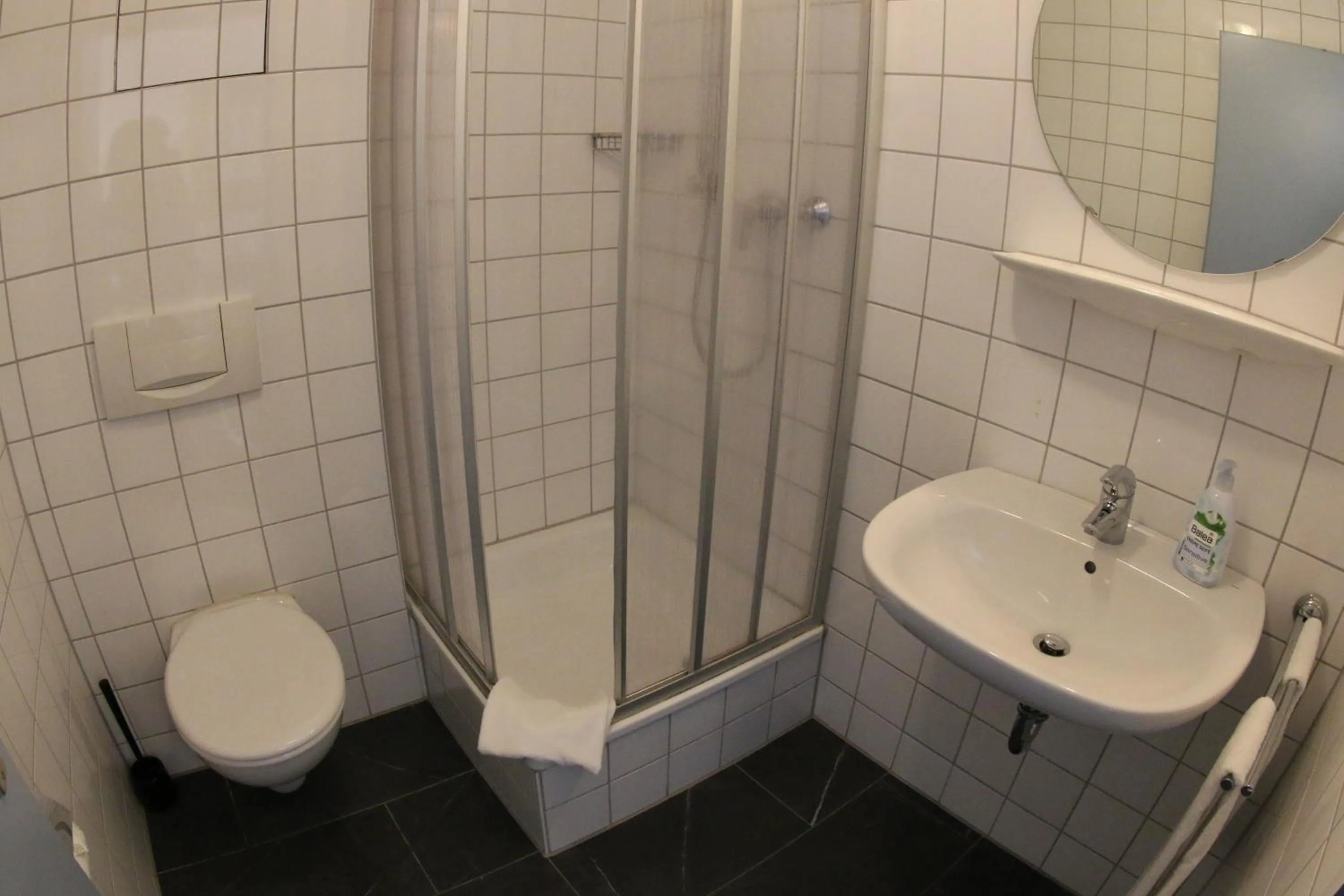 Bathroom in Gästehaus Bavaria