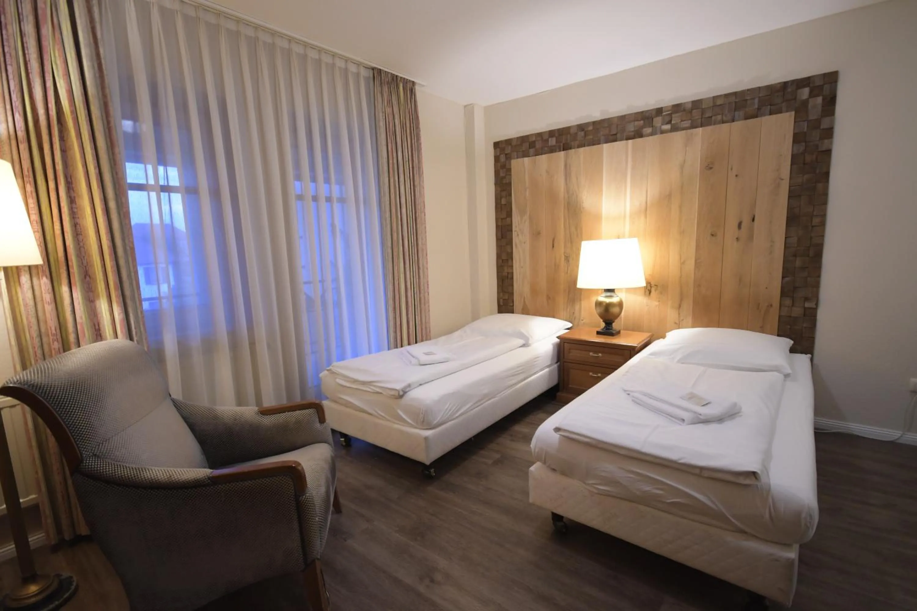 Photo of the whole room, Bed in Gästehaus Bavaria