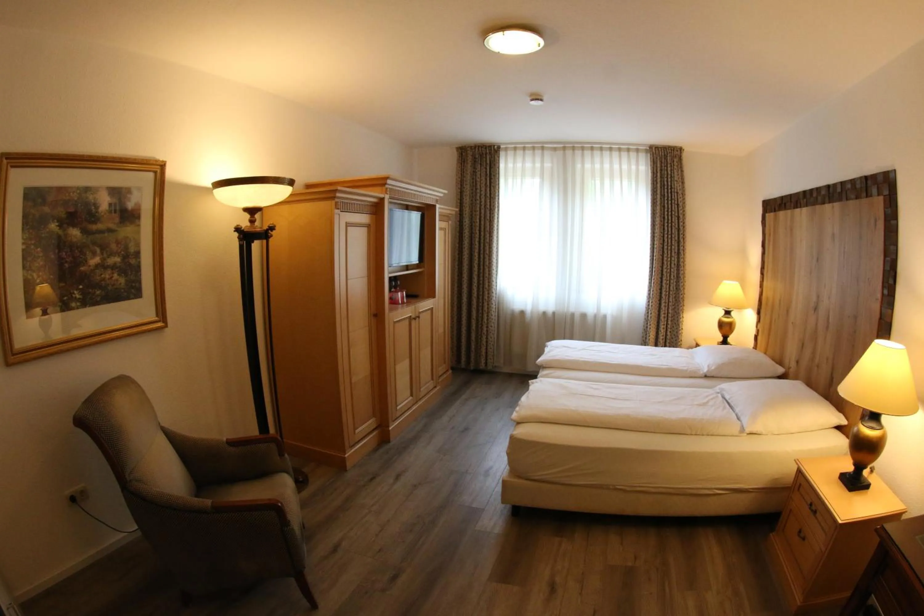 Decorative detail, Bed in Gästehaus Bavaria