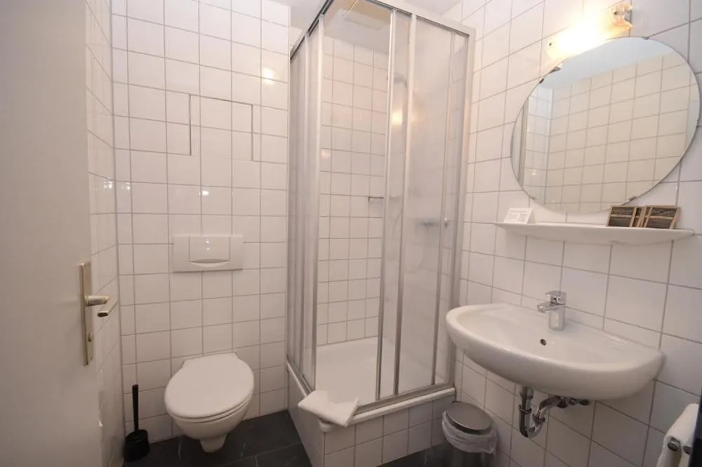 Bathroom in Gästehaus Bavaria