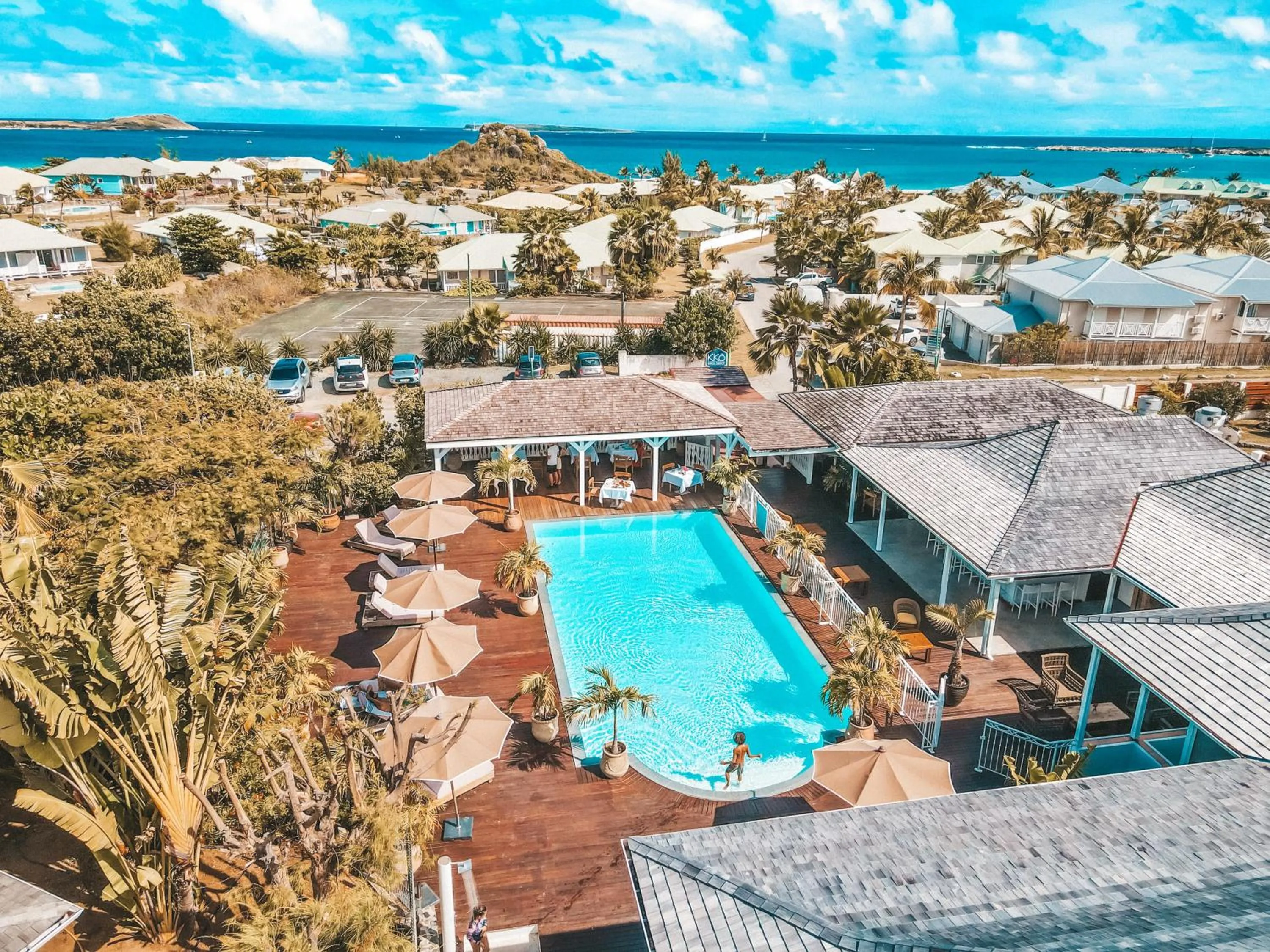 Bird's eye view in Hotel La Plantation