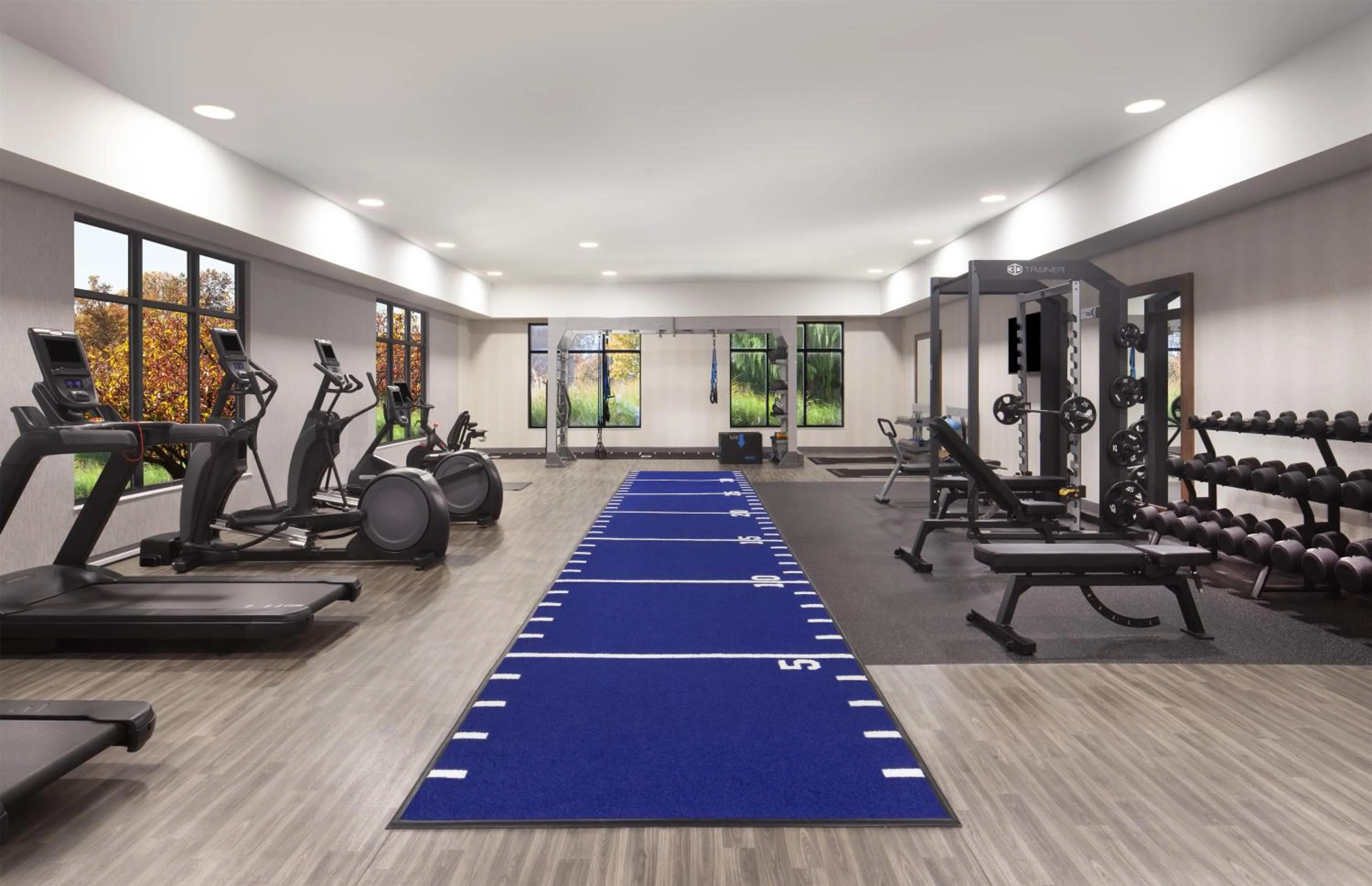 Fitness centre/facilities in Hampton Inn & Suites Cleveland-Mentor