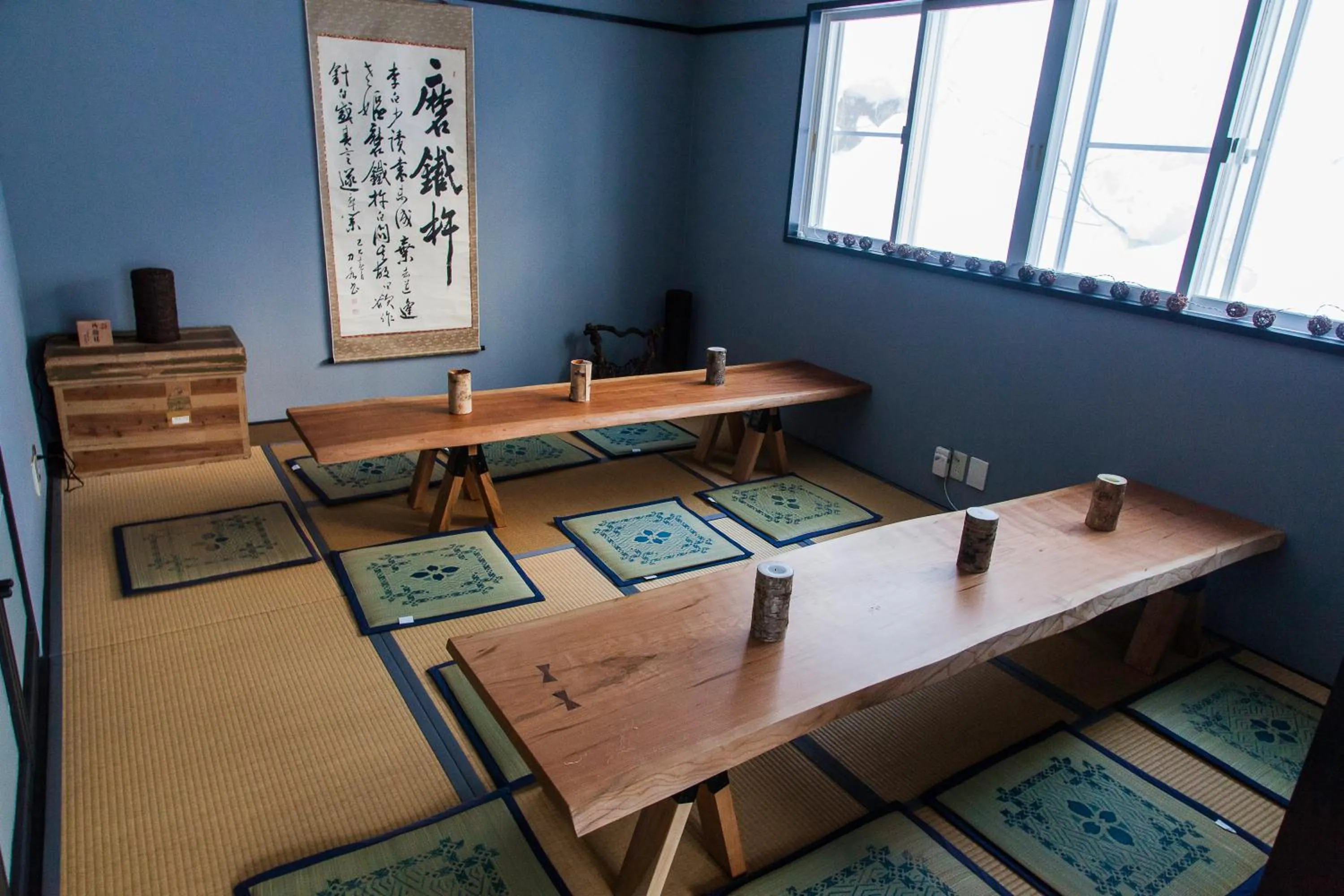 Dining area in The Bohemians' Shelter