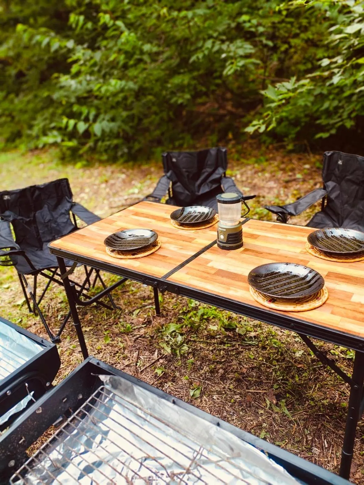 BBQ facilities in The Bohemians' Shelter