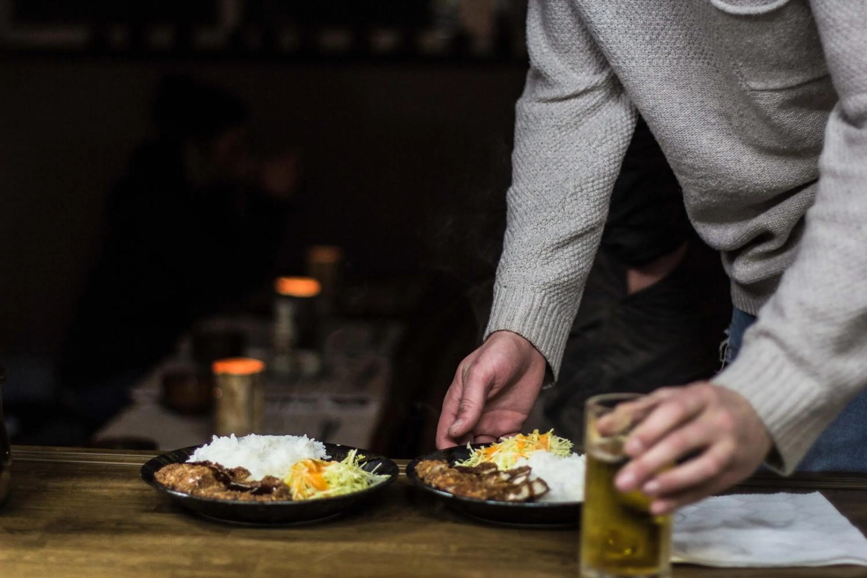 Dinner in The Bohemians' Shelter