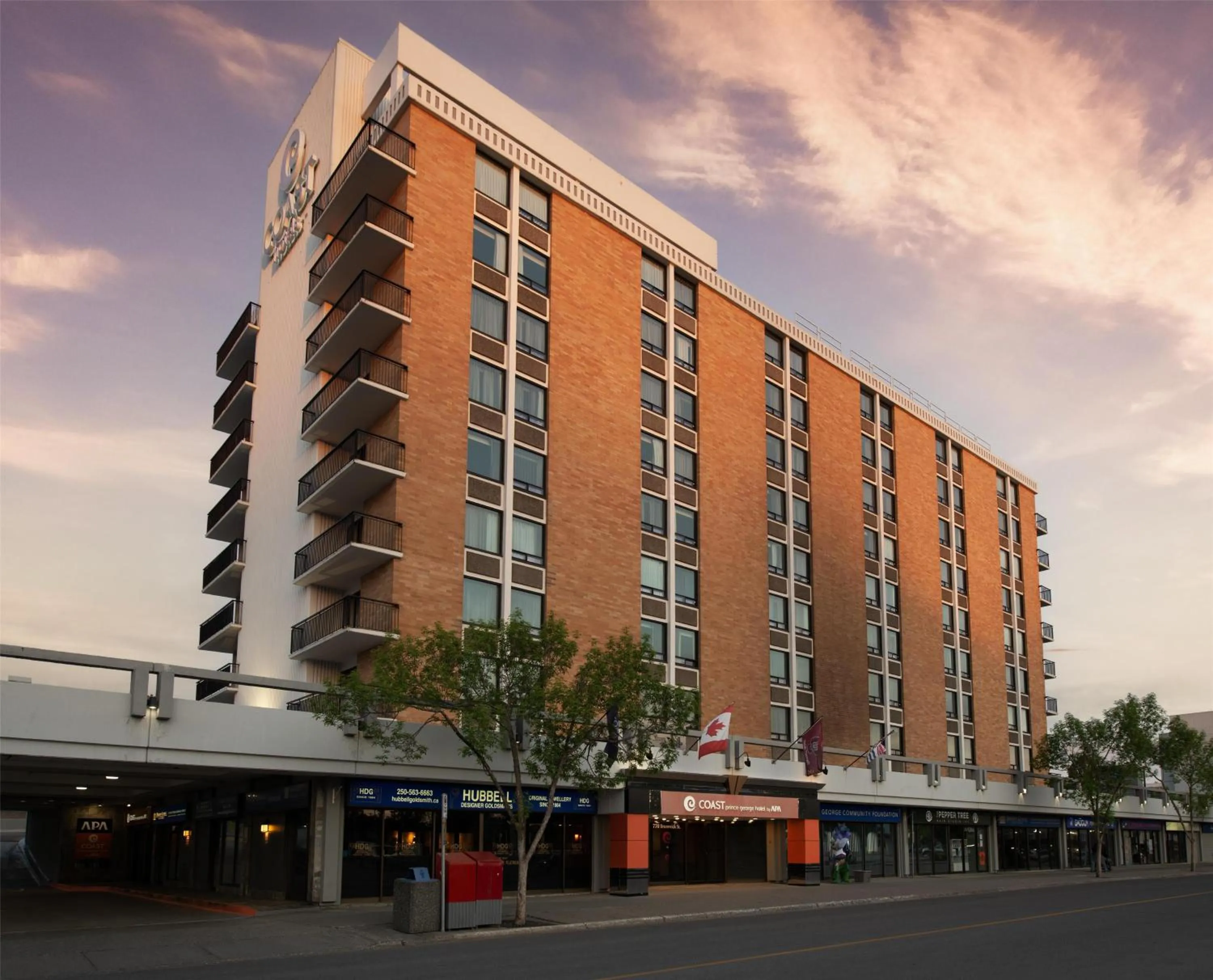 Property building in Coast Prince George Hotel by APA
