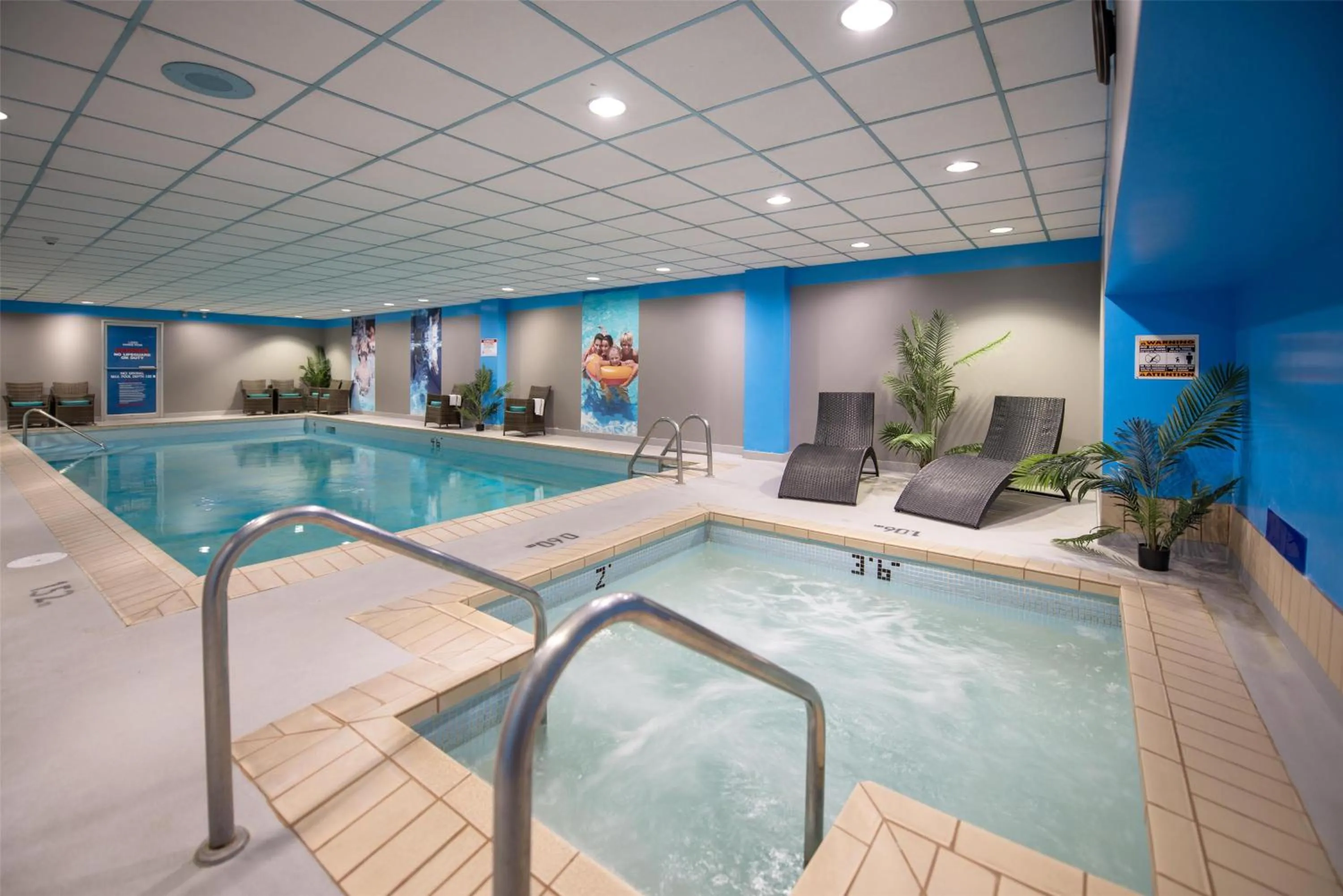 Pool view in Coast Prince George Hotel by APA