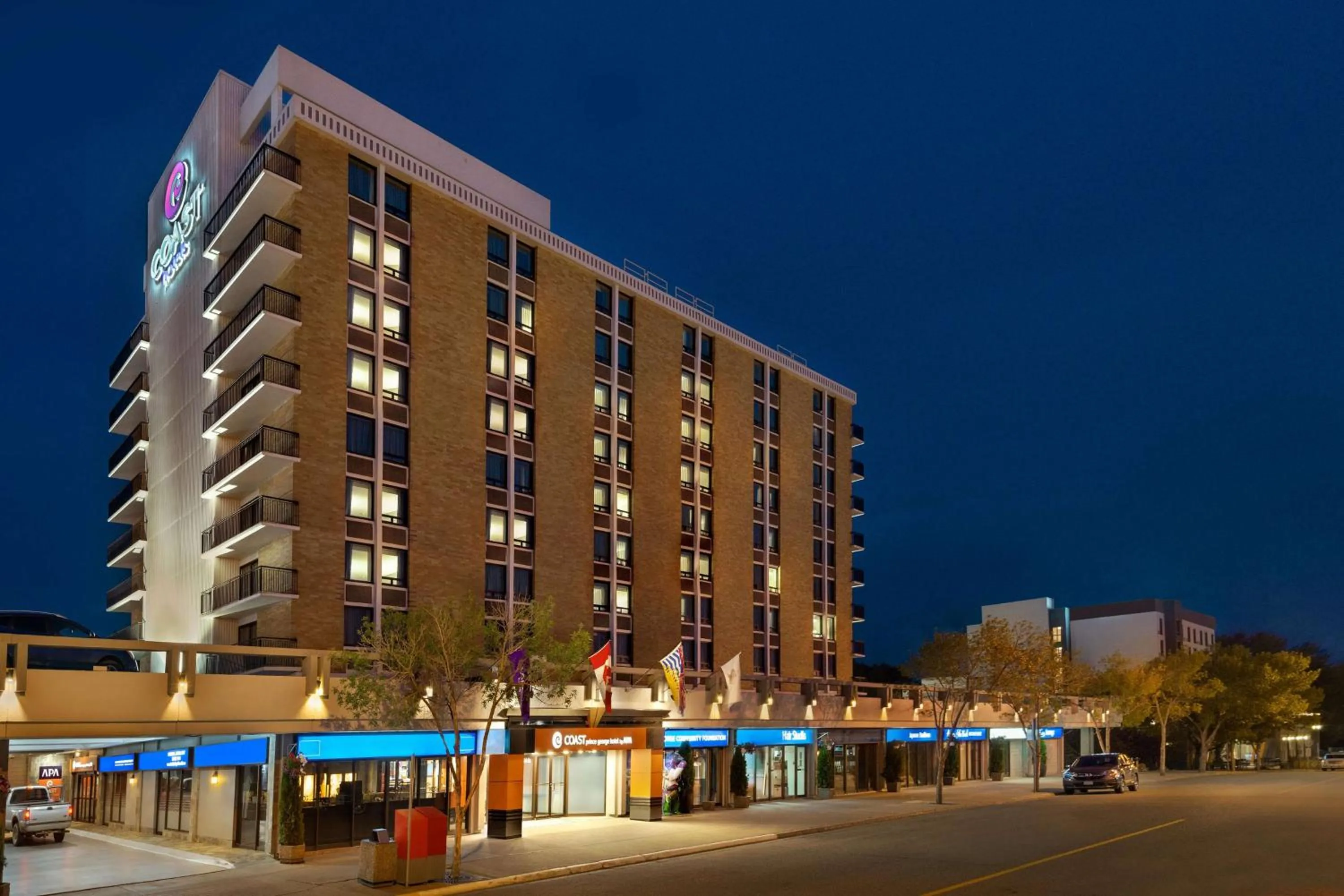 Property building in Coast Prince George Hotel by APA