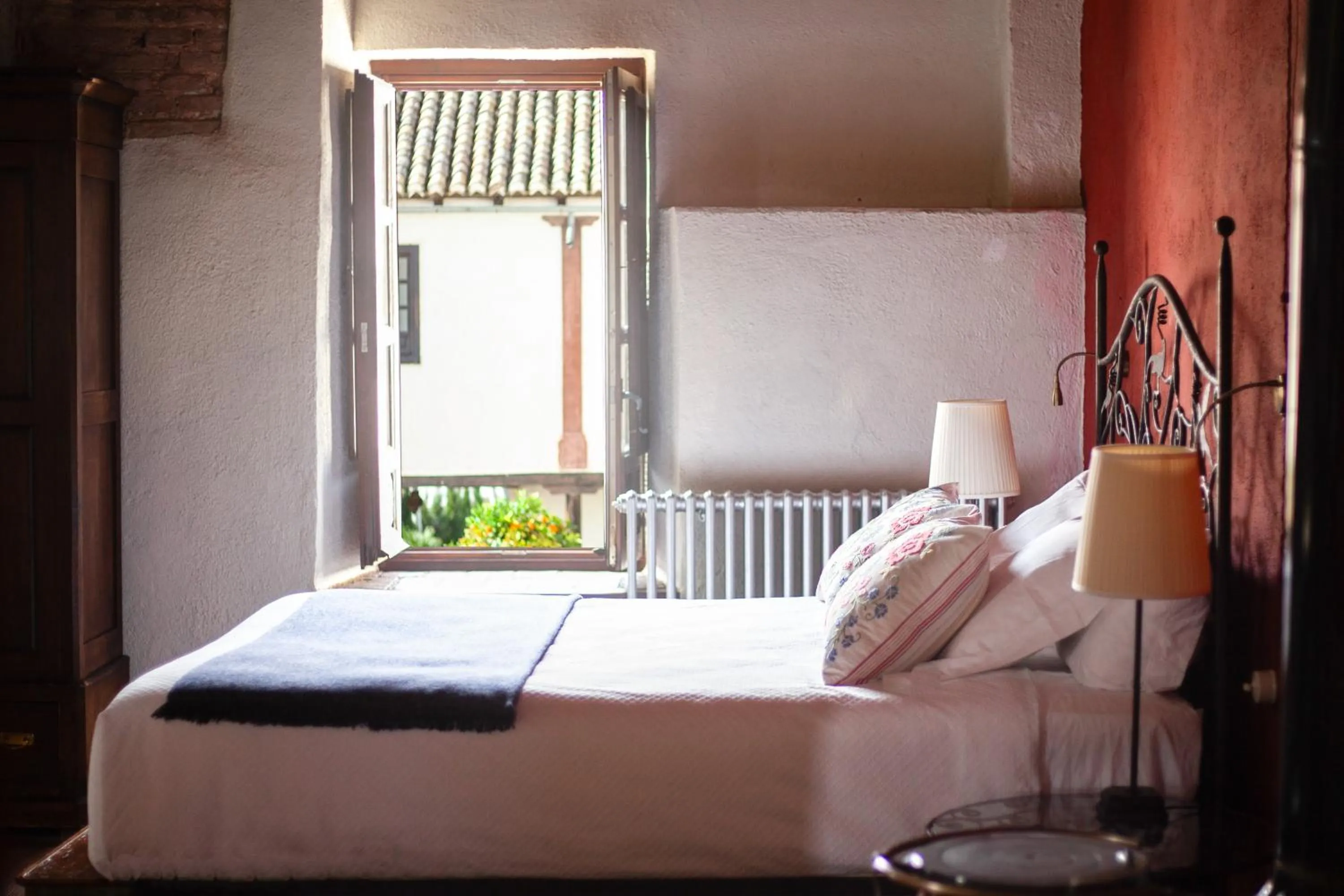 Bed in Hotel Cortijo del Marqués