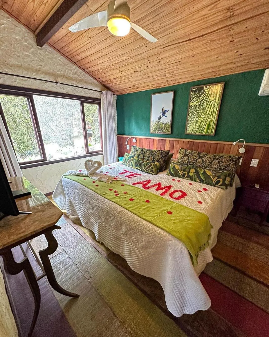 Bed in Pousada Paraíso Açú