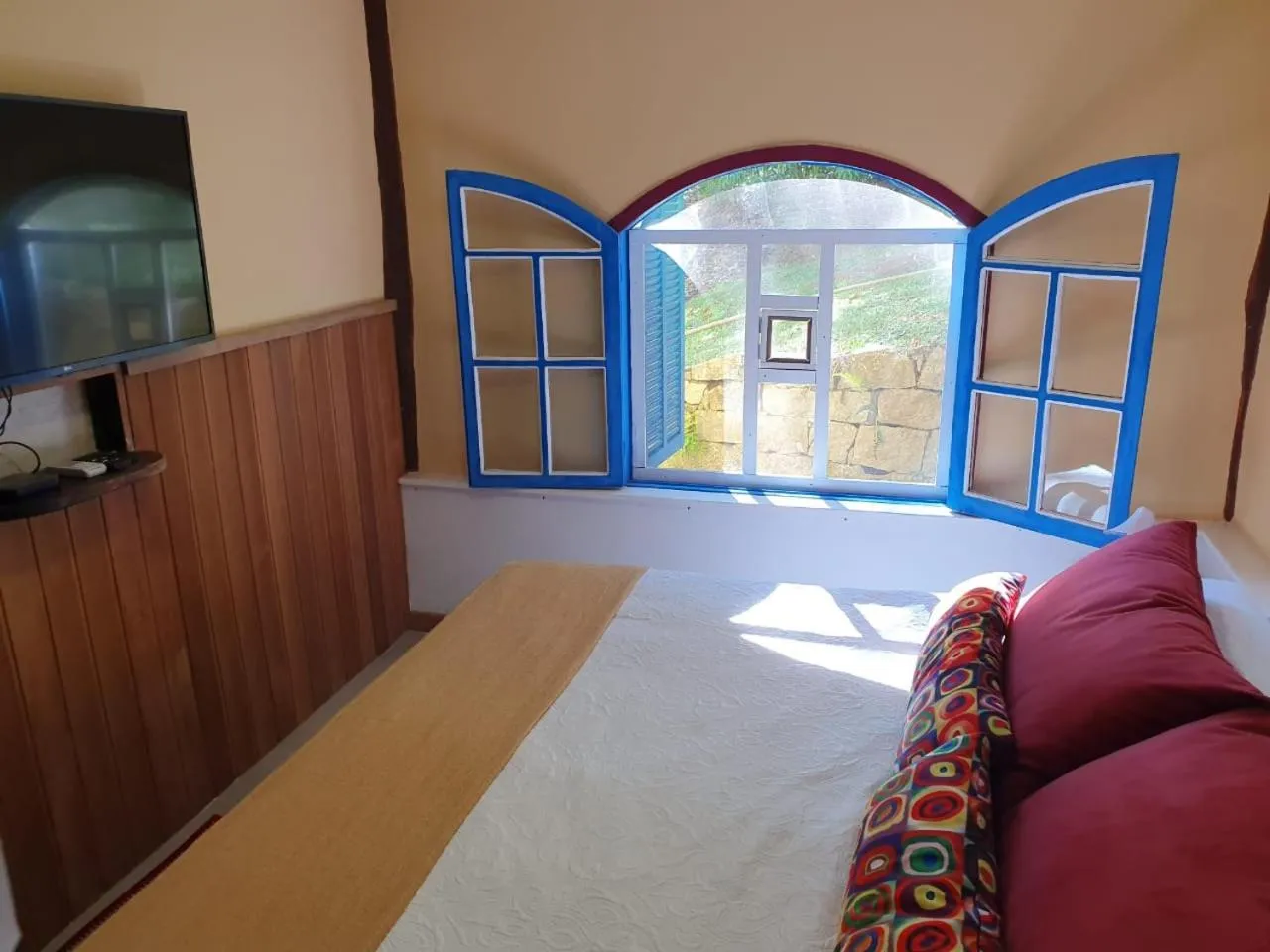 Bed in Pousada Paraíso Açú