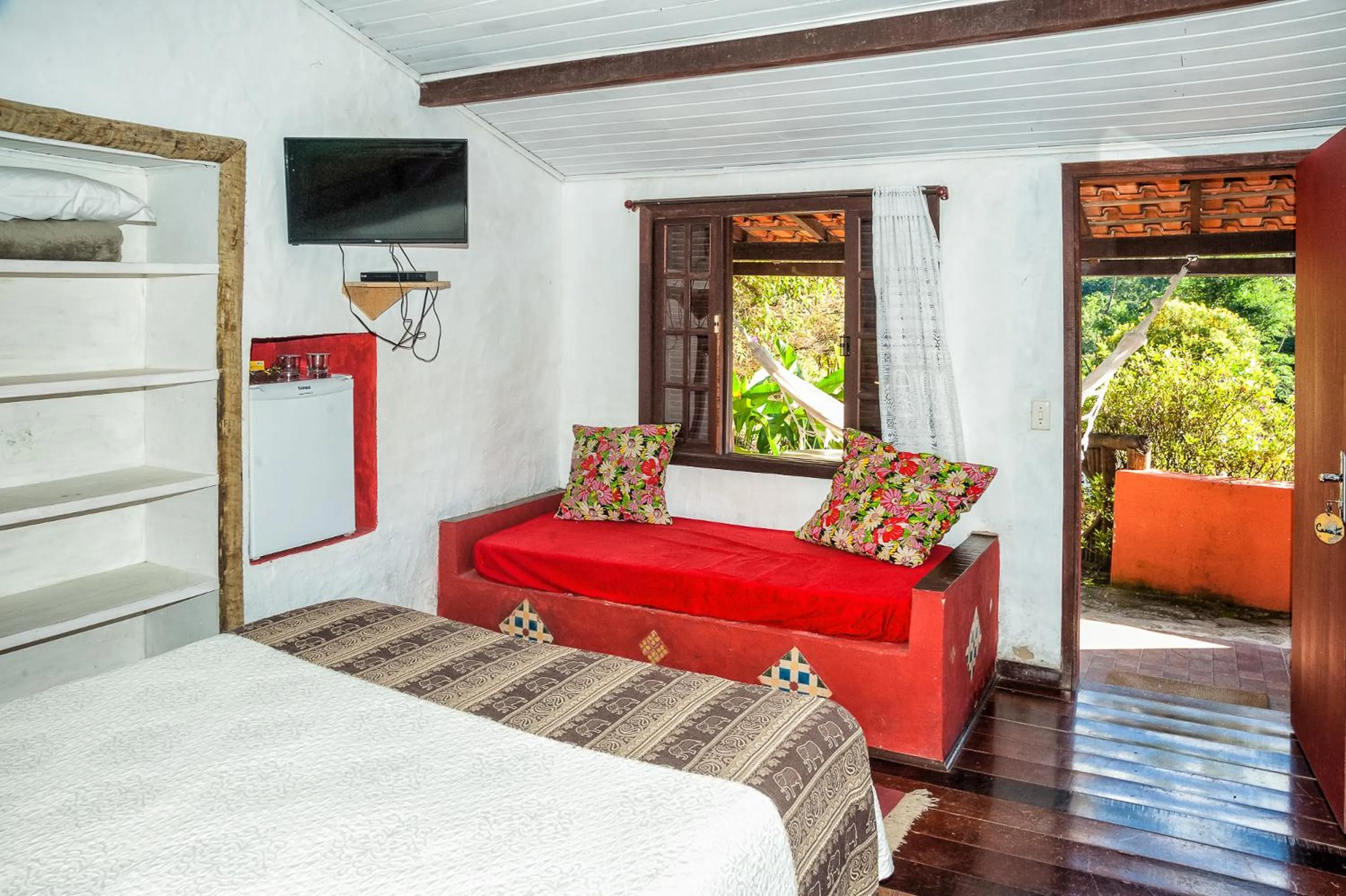 Bed in Pousada Paraíso Açú