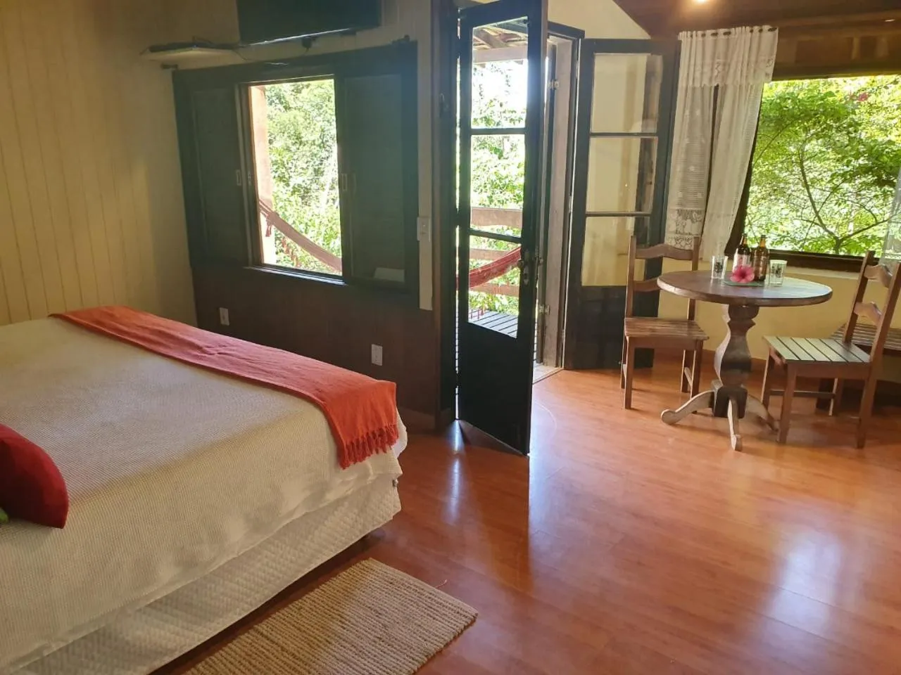 Bed in Pousada Paraíso Açú