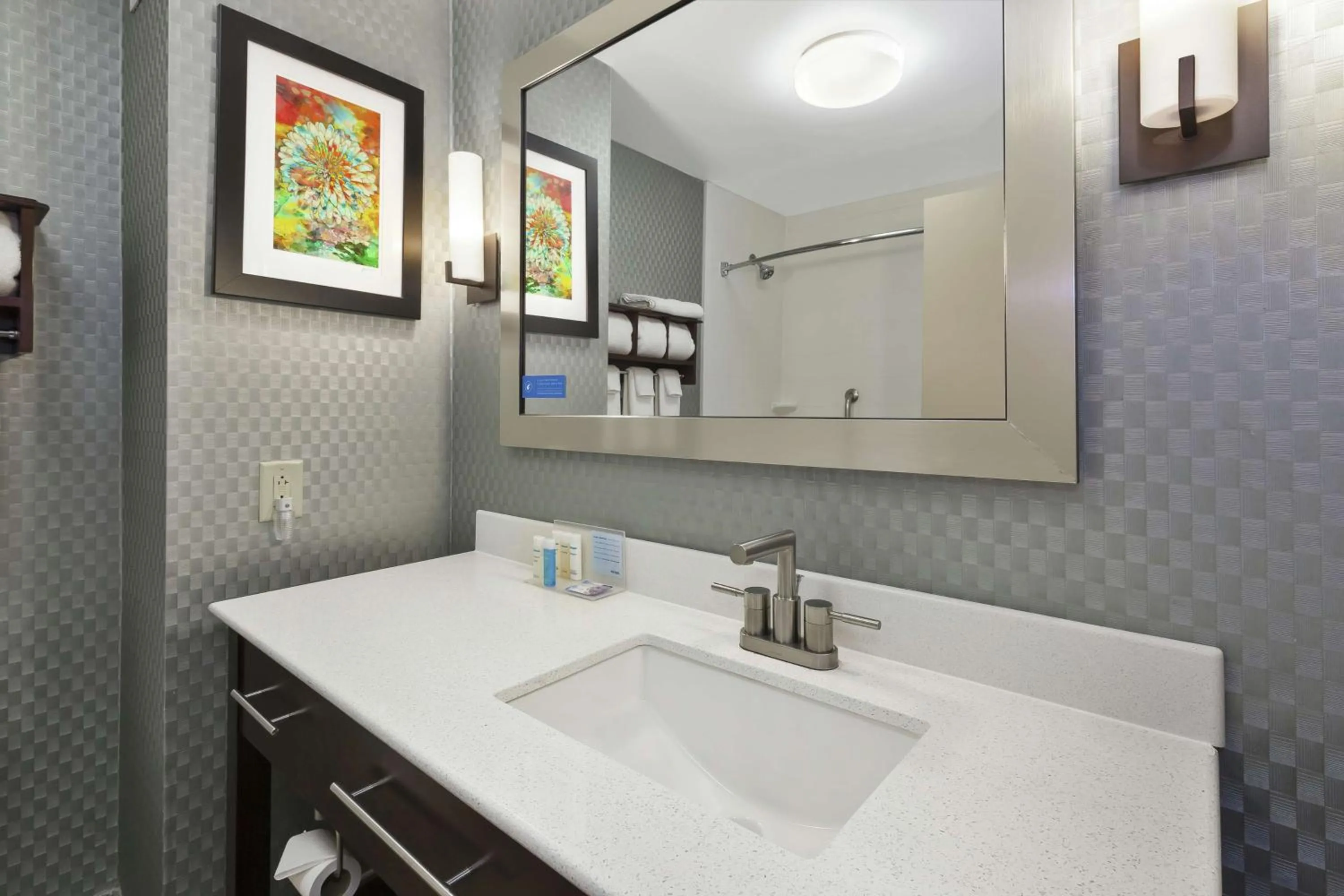 Bathroom in Hampton Inn Clinton