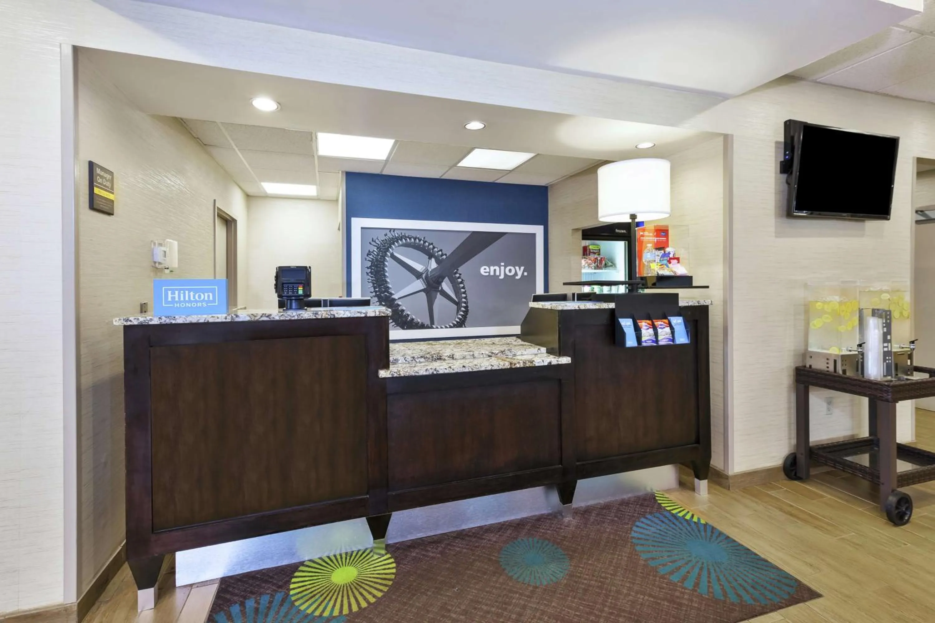 Lobby or reception in Hampton Inn Clinton