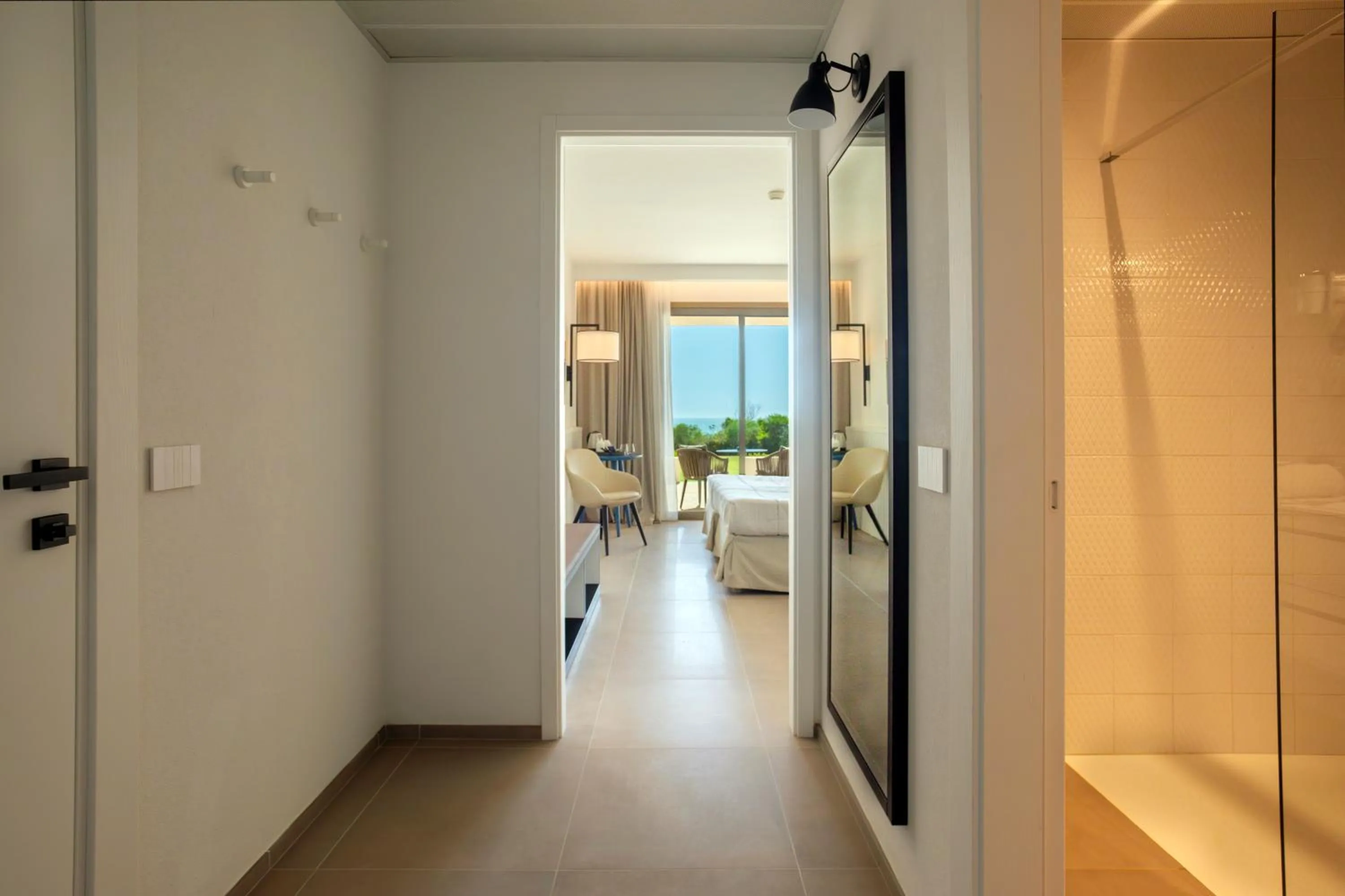 Bedroom in Mangia's Torre Del Barone Resort & SPA