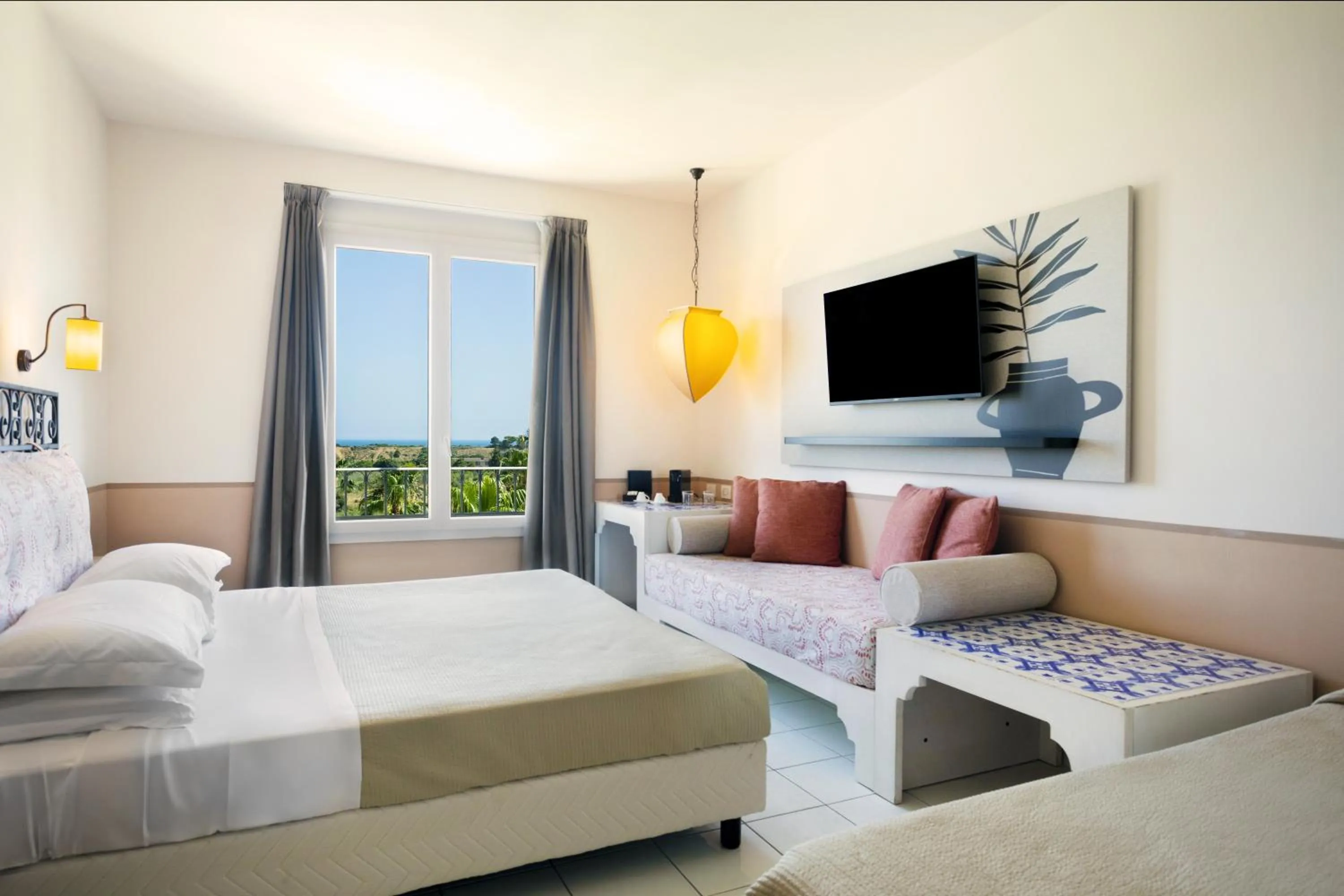 Bedroom, Bed in Mangia's Selinunte Resort