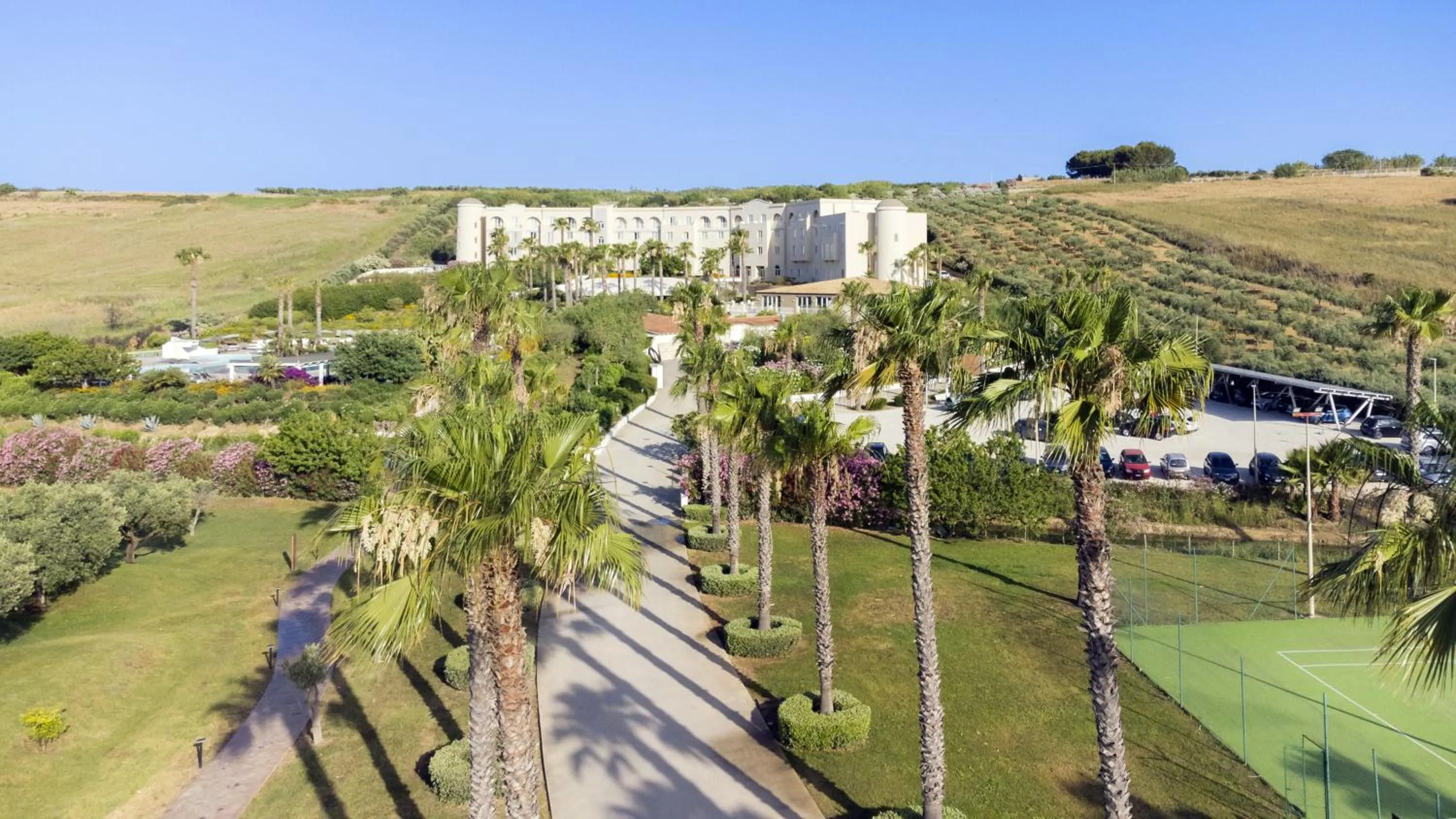 Bird's eye view in Mangia's Selinunte Resort