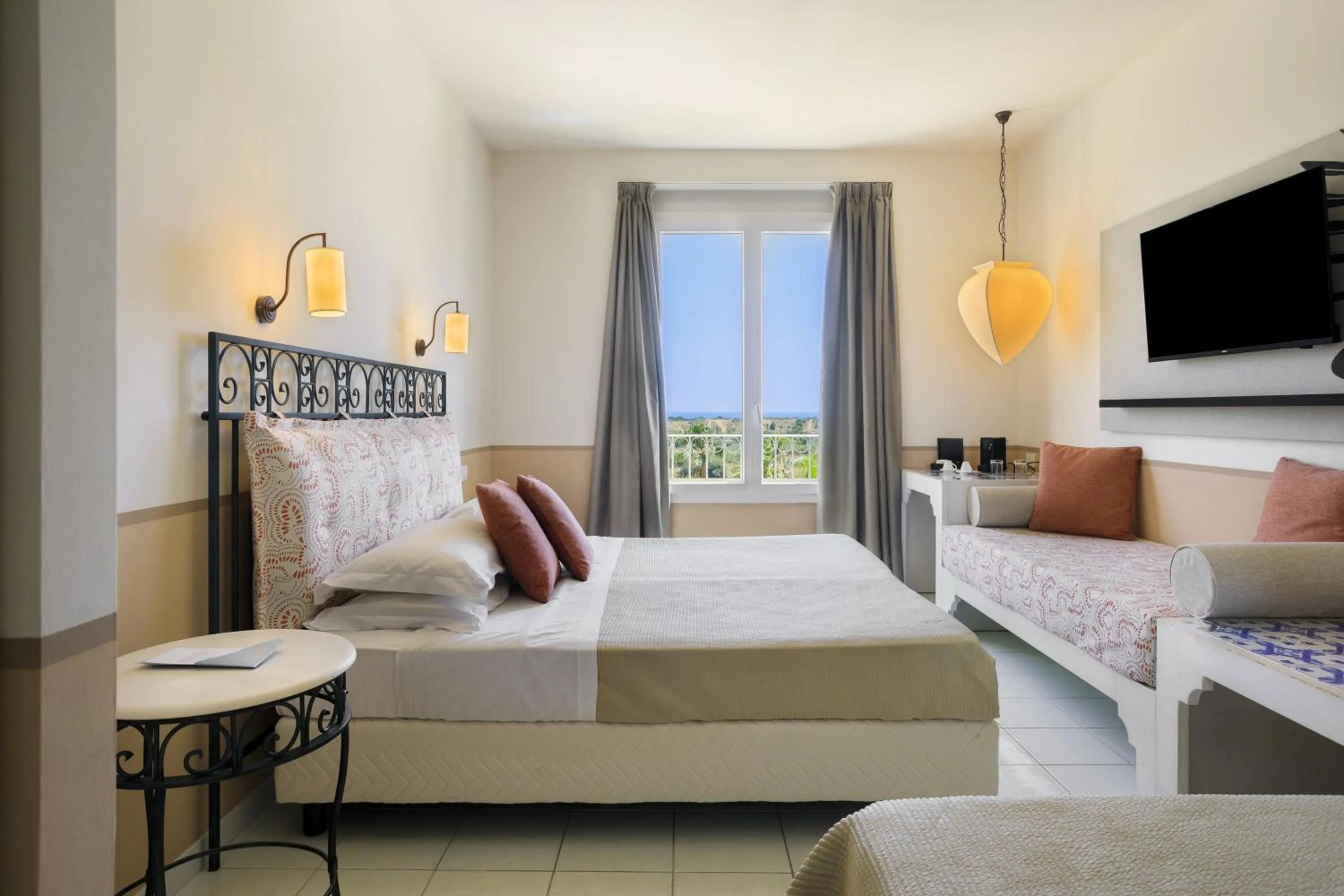 Bedroom, Bed in Mangia's Selinunte Resort