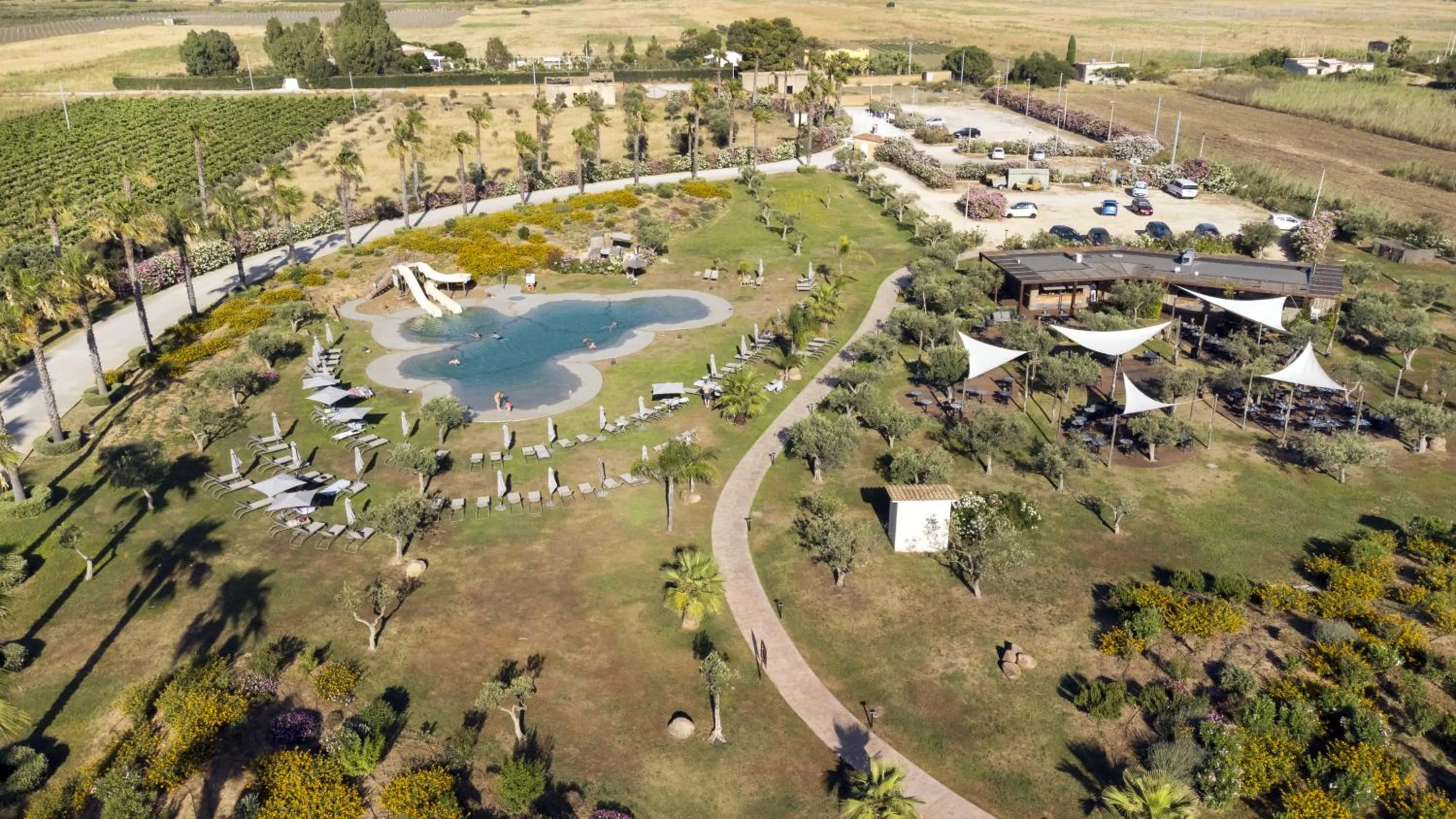 Bird's eye view in Mangia's Selinunte Resort