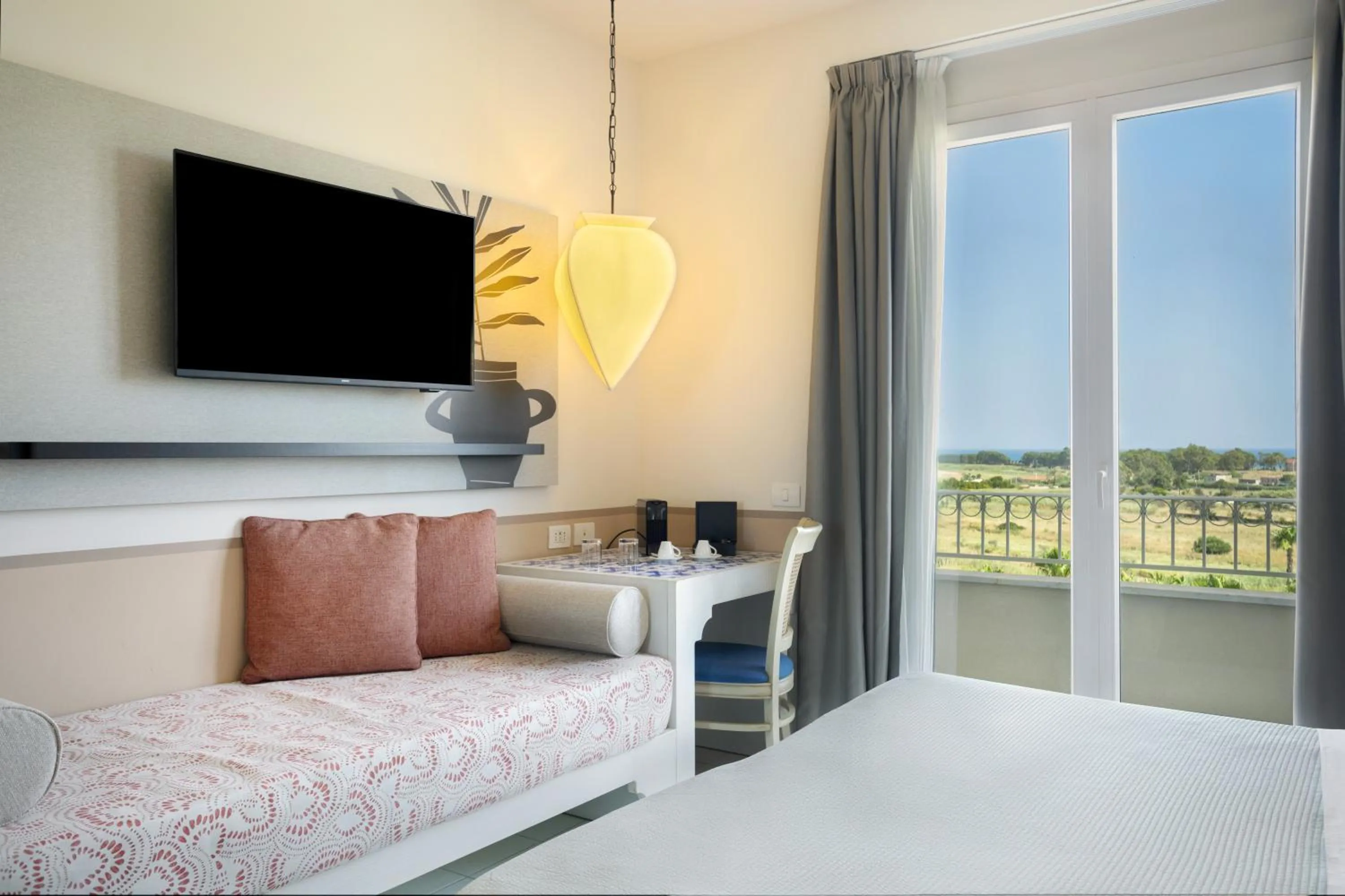 Bedroom, Bed in Mangia's Selinunte Resort