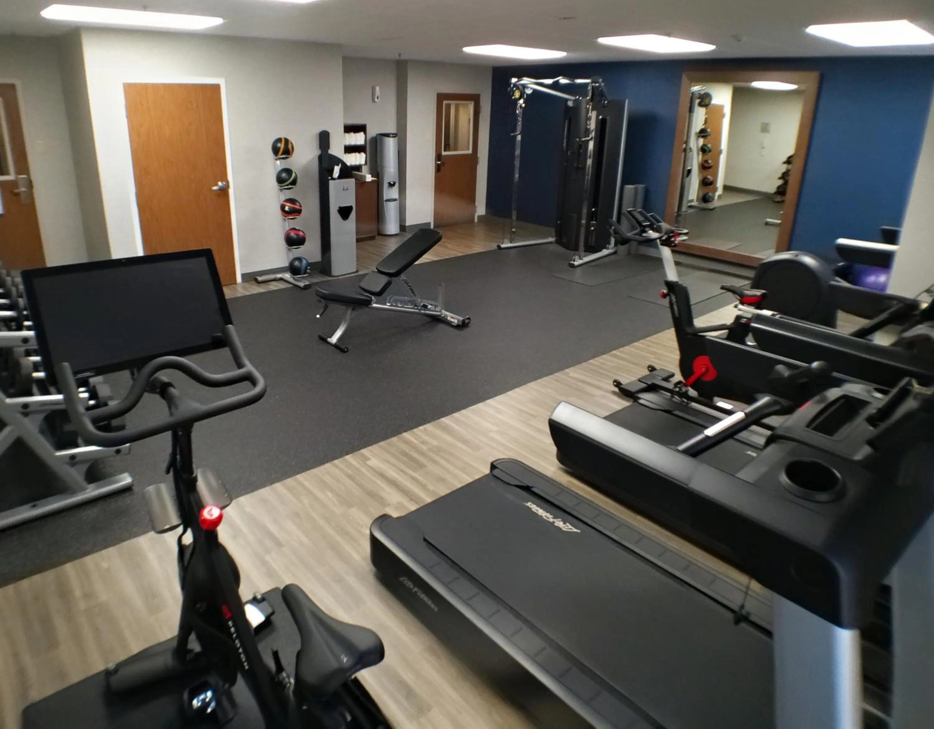 Fitness centre/facilities in Hampton Inn Houma
