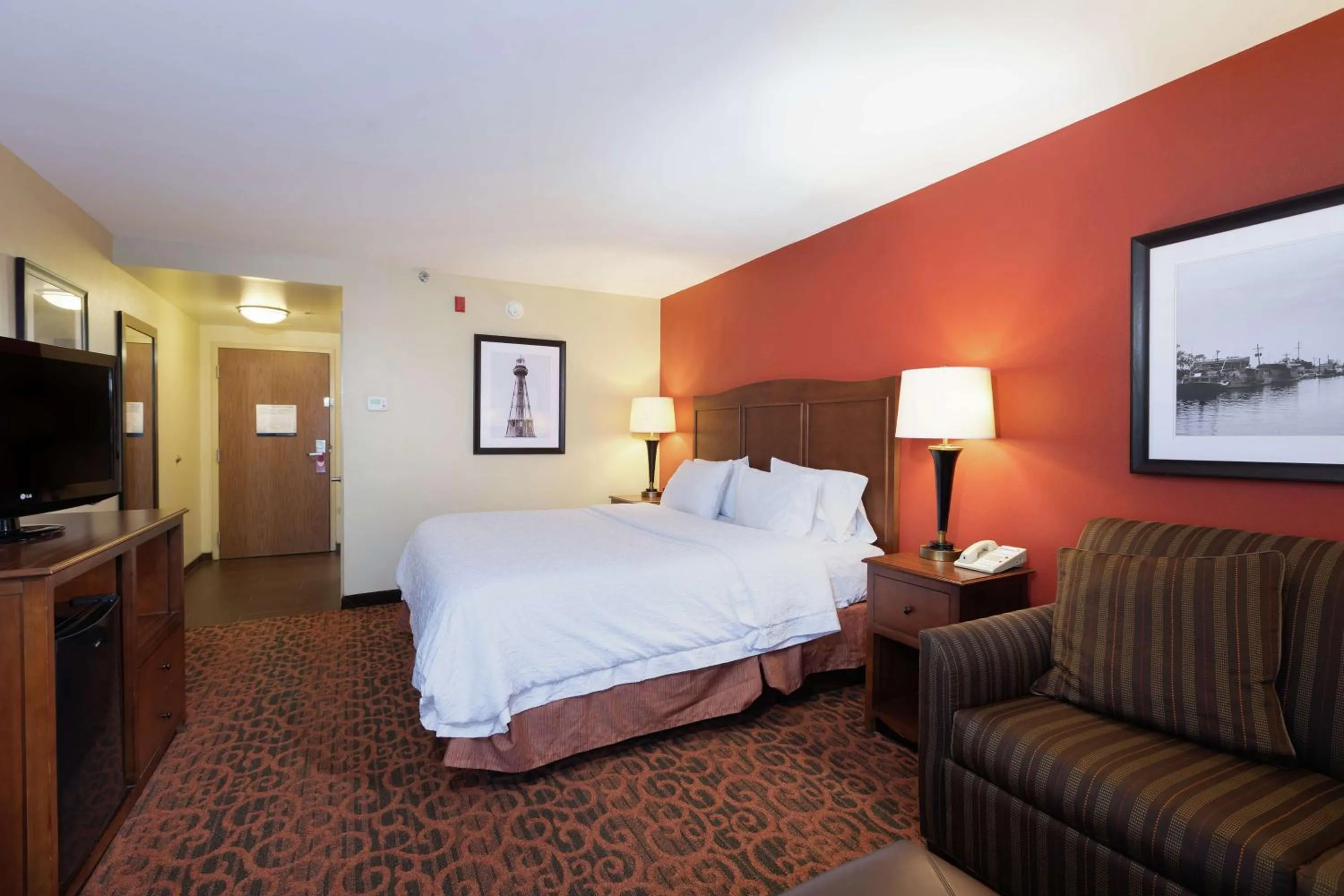 Bedroom, Bed in Hampton Inn Houma
