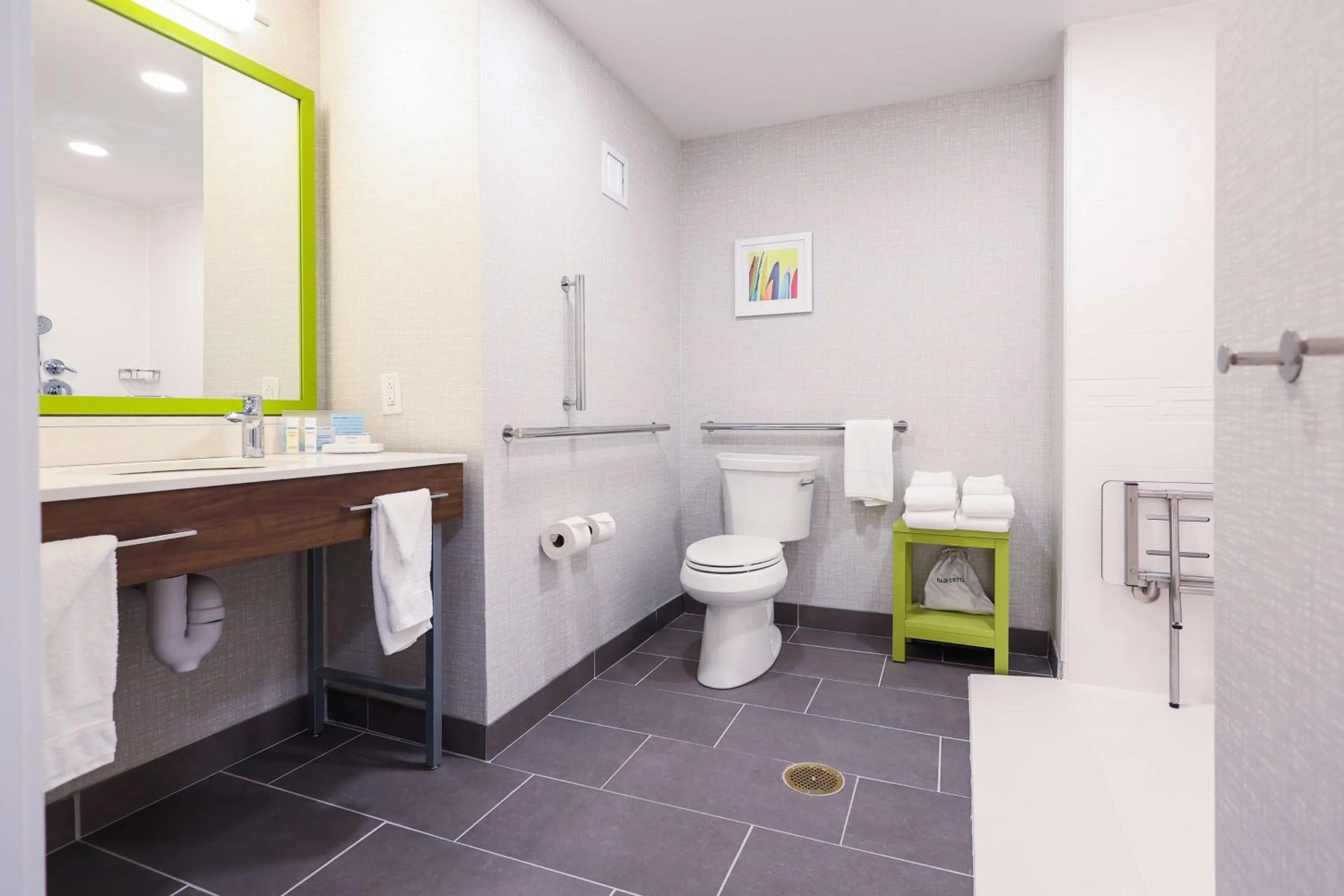 Bathroom in Hampton Inn Rehoboth Beach