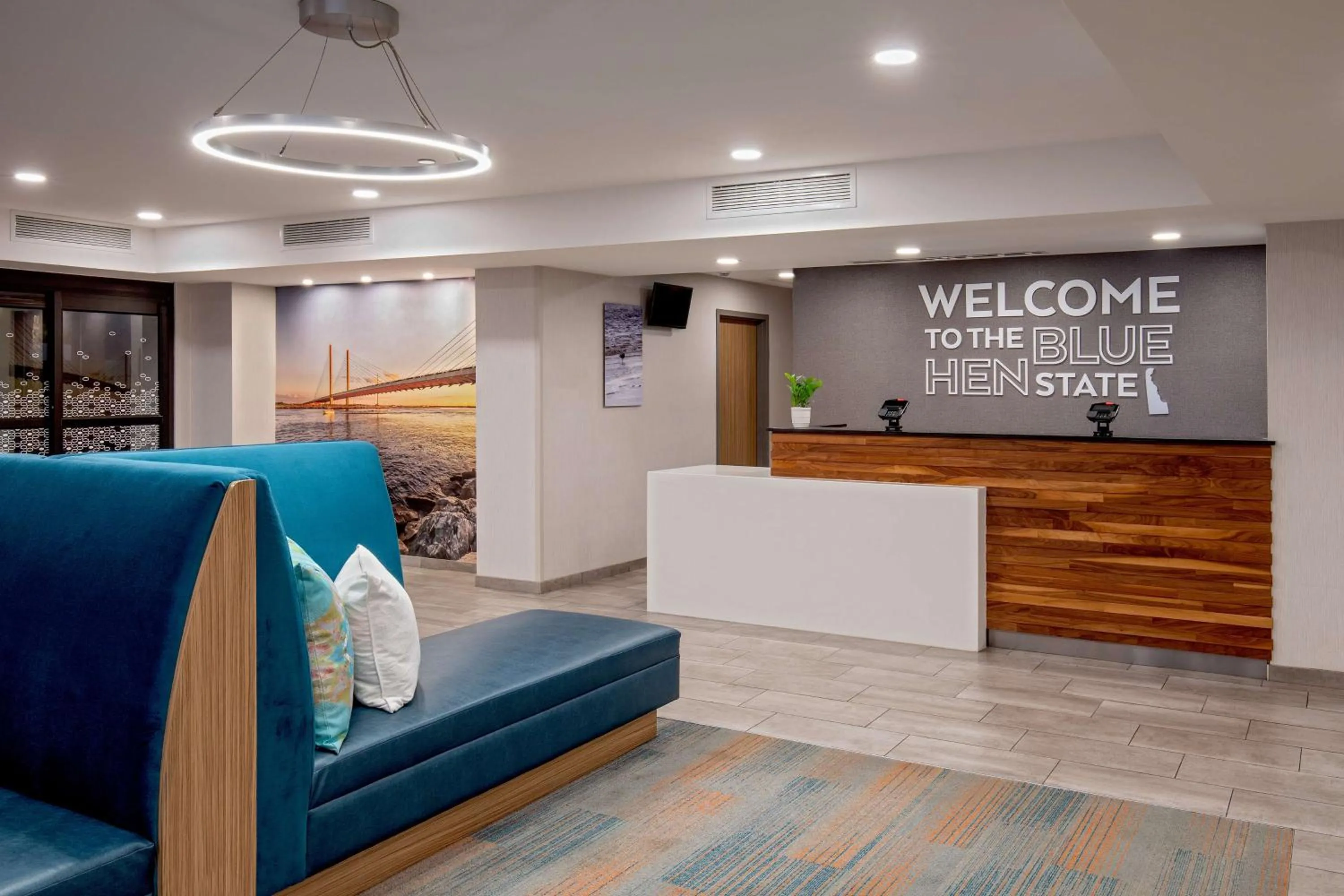 Lobby or reception in Hampton Inn Rehoboth Beach