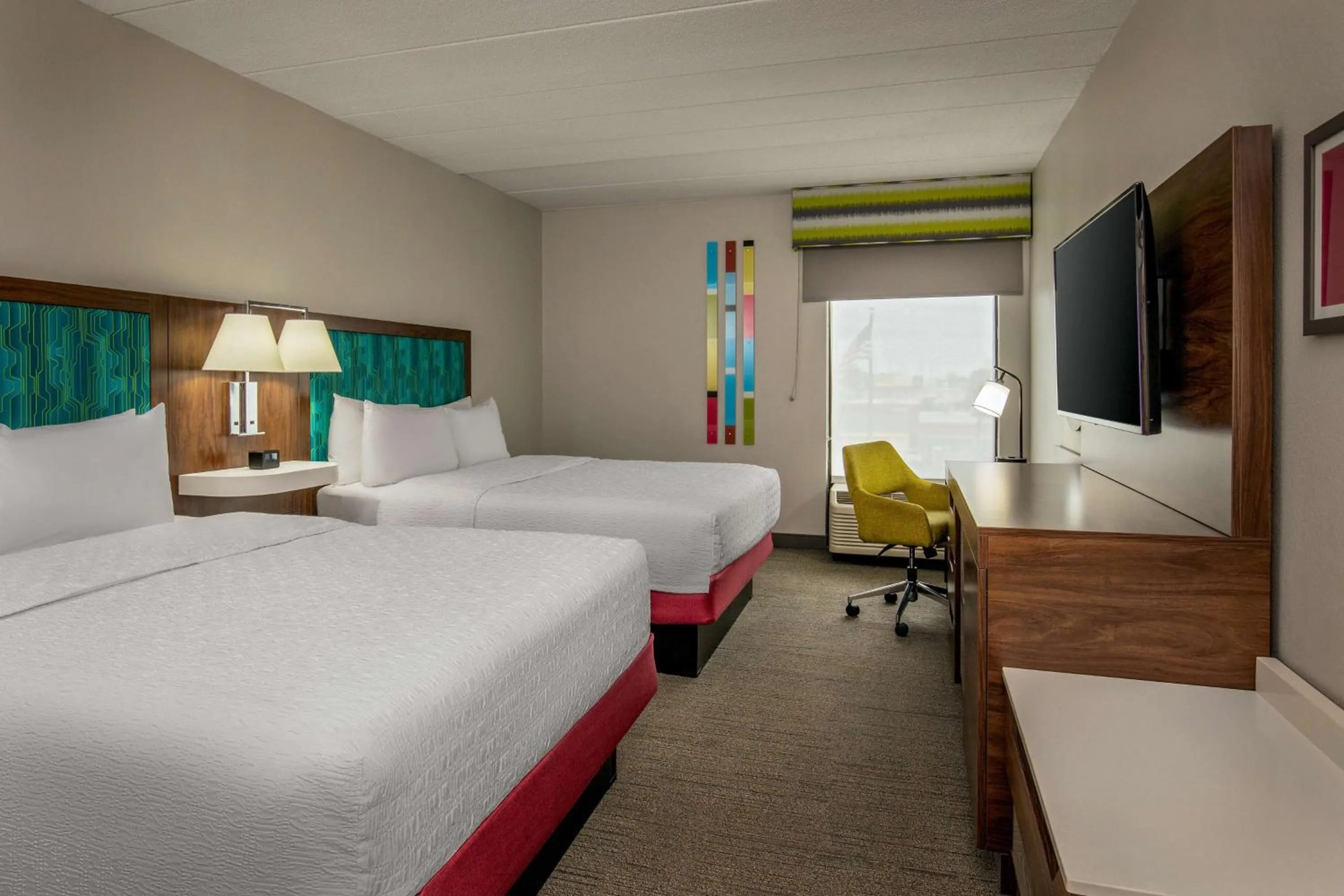 Bed in Hampton Inn Rehoboth Beach