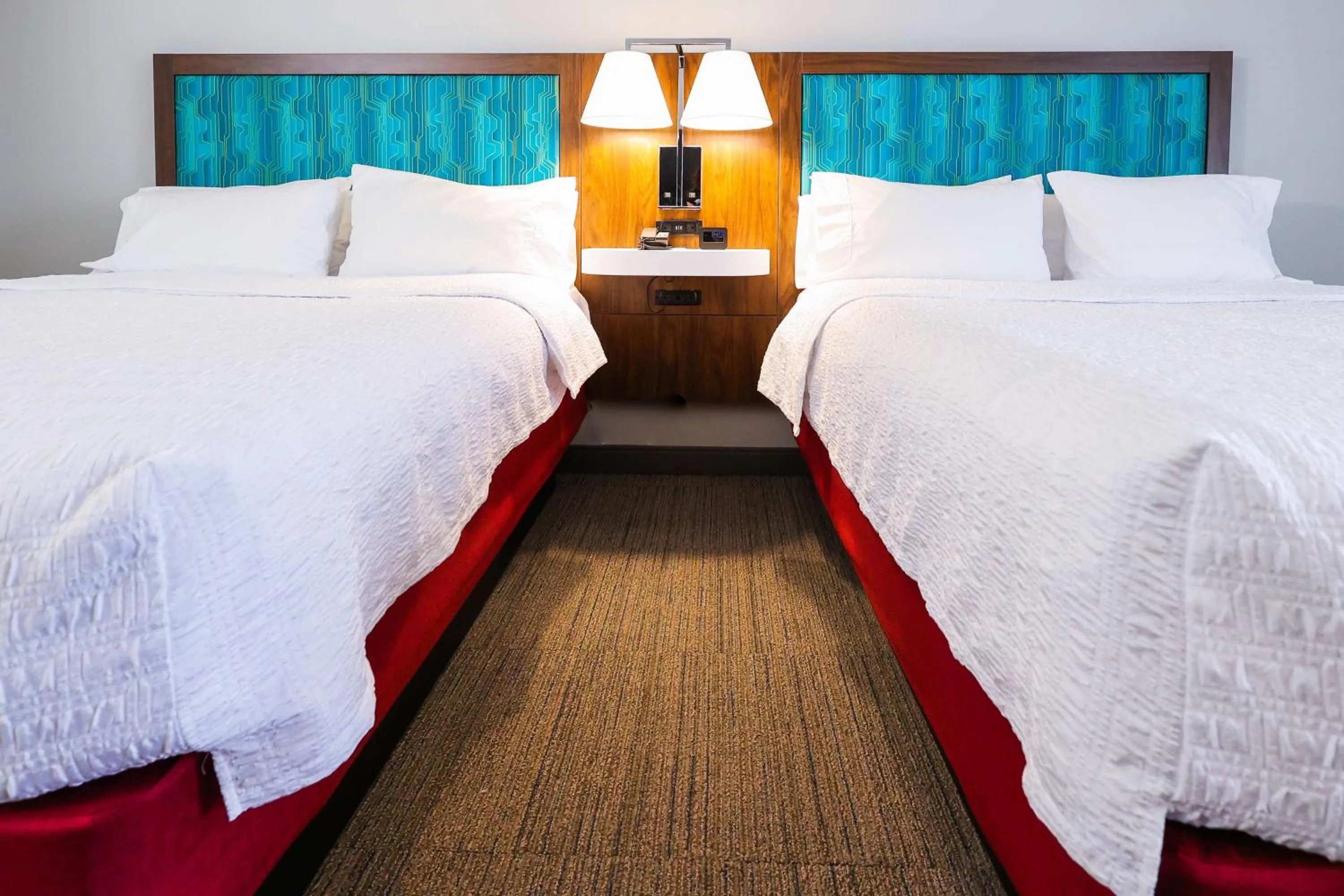 Bed in Hampton Inn Rehoboth Beach