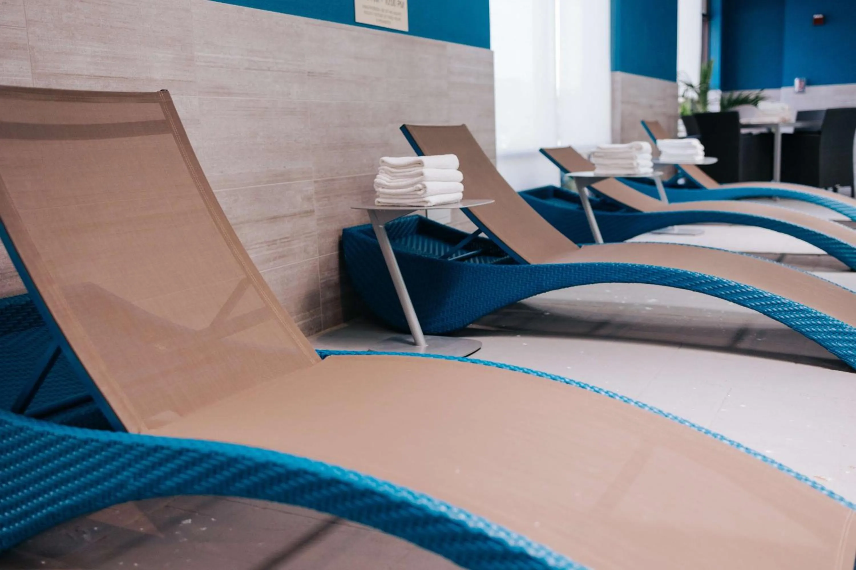 Pool view in Hampton Inn Rehoboth Beach