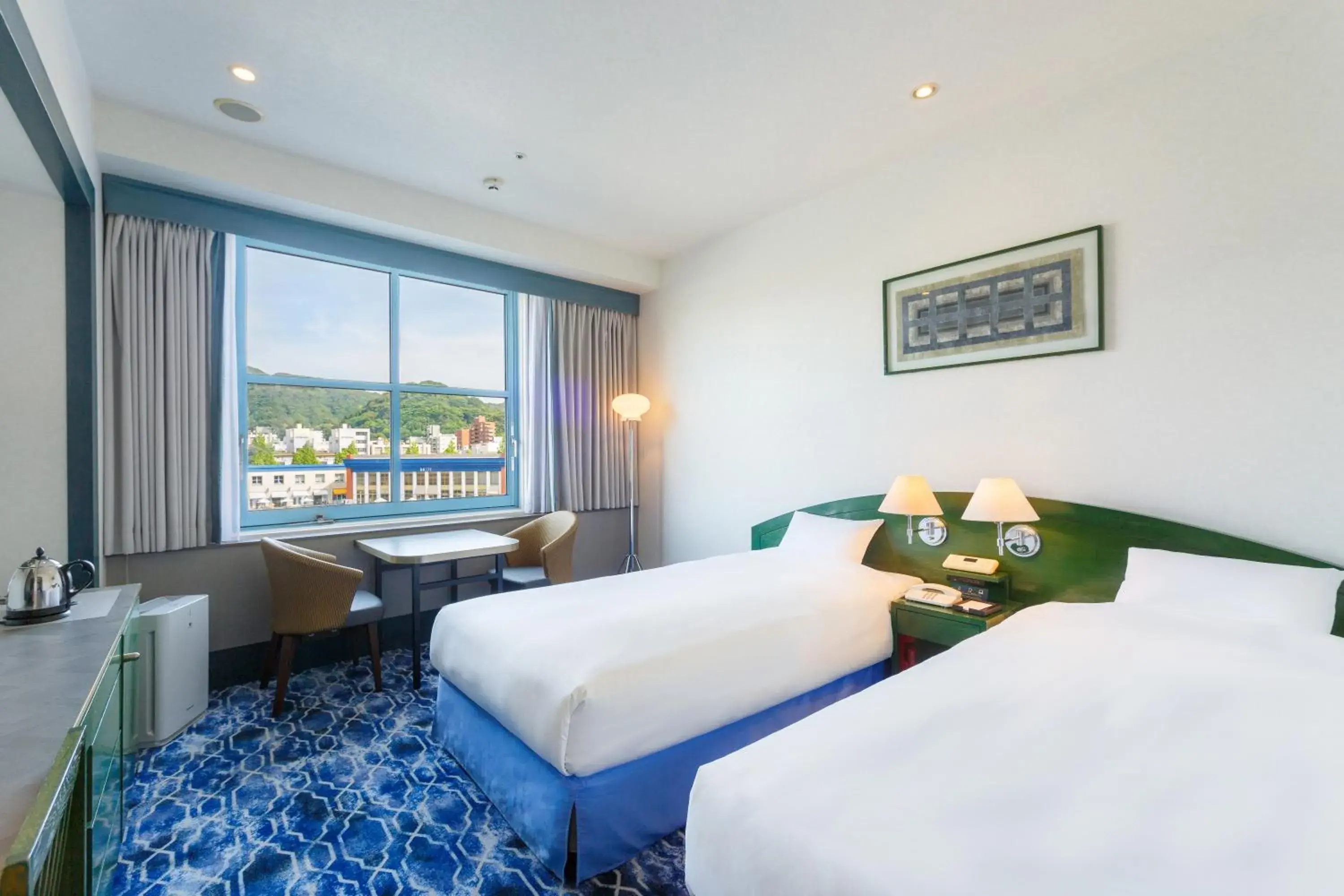 Twin Room with City View in Premier Hotel Mojiko Twin Room with City View in Premier Hotel Mojiko