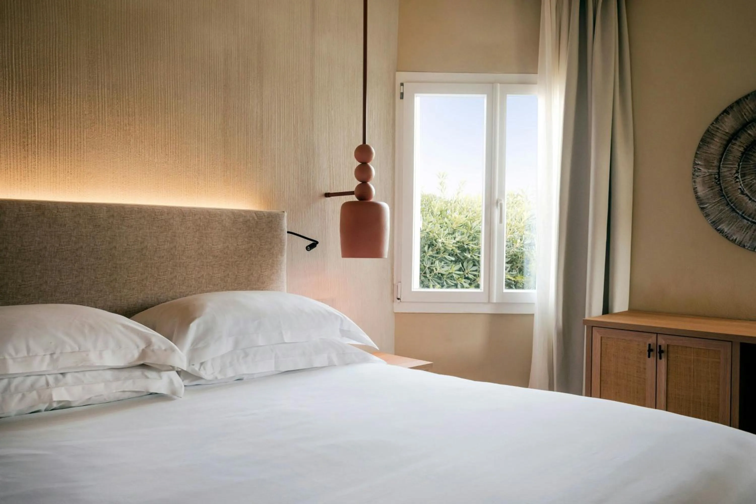 Photo of the whole room, Bed in Mangia's Brucoli, Sicily, Autograph Collection