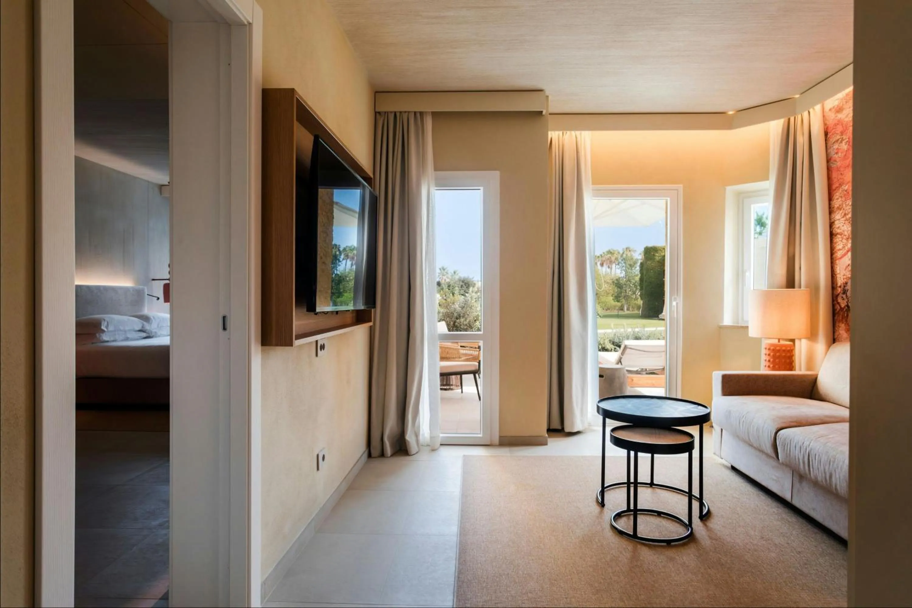 Photo of the whole room, Bed in Mangia's Brucoli, Sicily, Autograph Collection