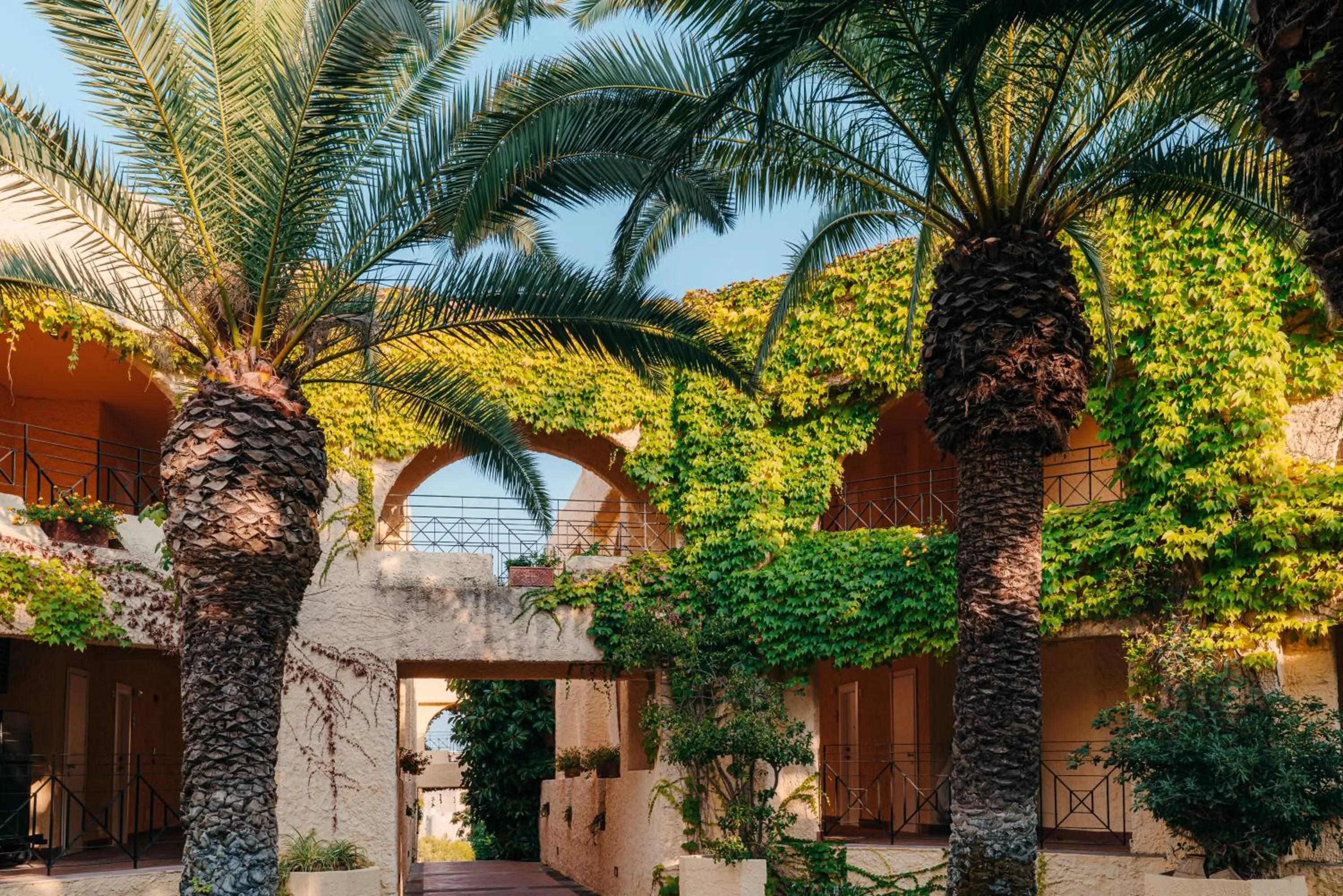 Garden view in Mangia's Brucoli, Sicily, Autograph Collection