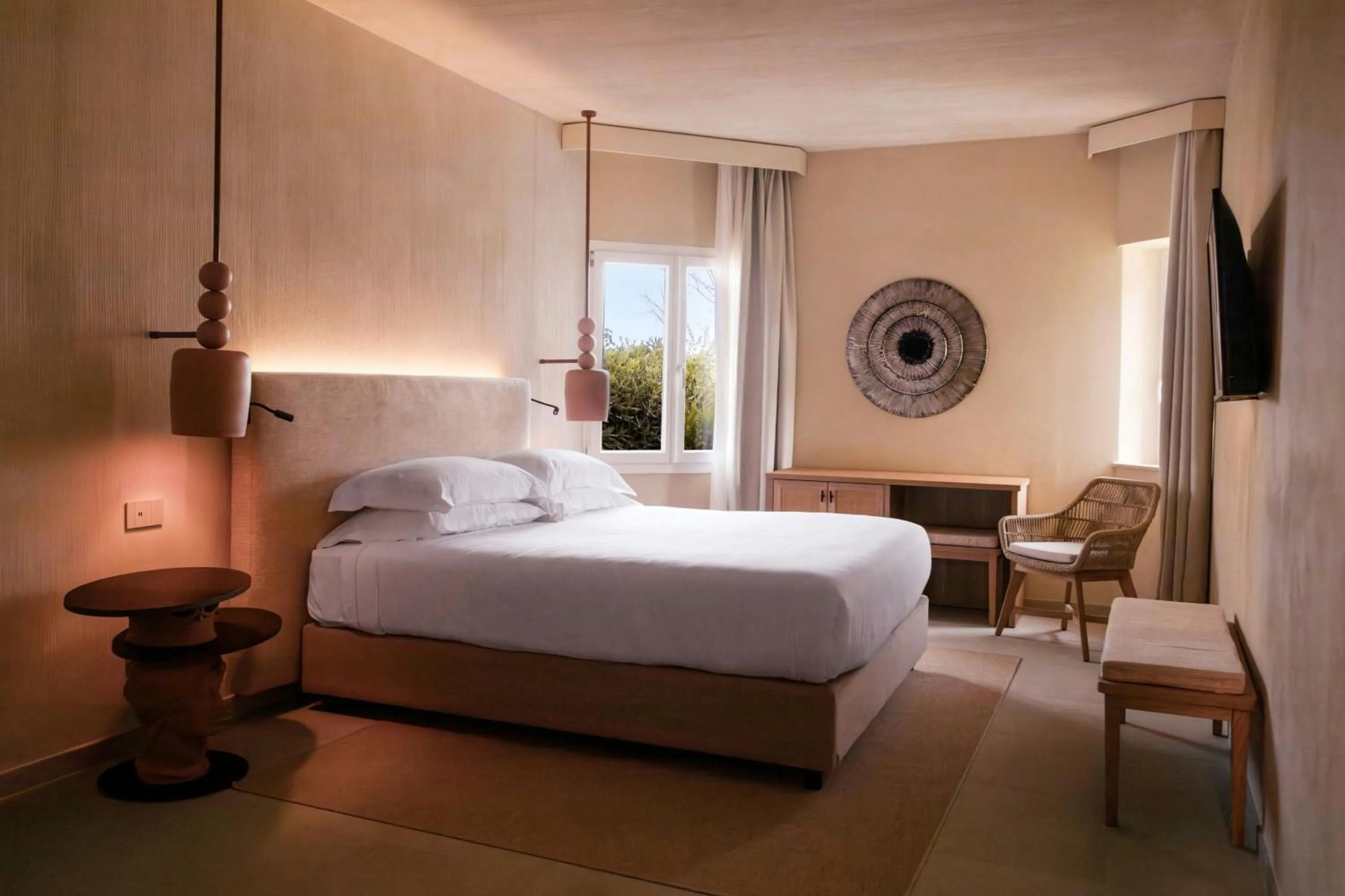 Photo of the whole room, Bed in Mangia's Brucoli, Sicily, Autograph Collection