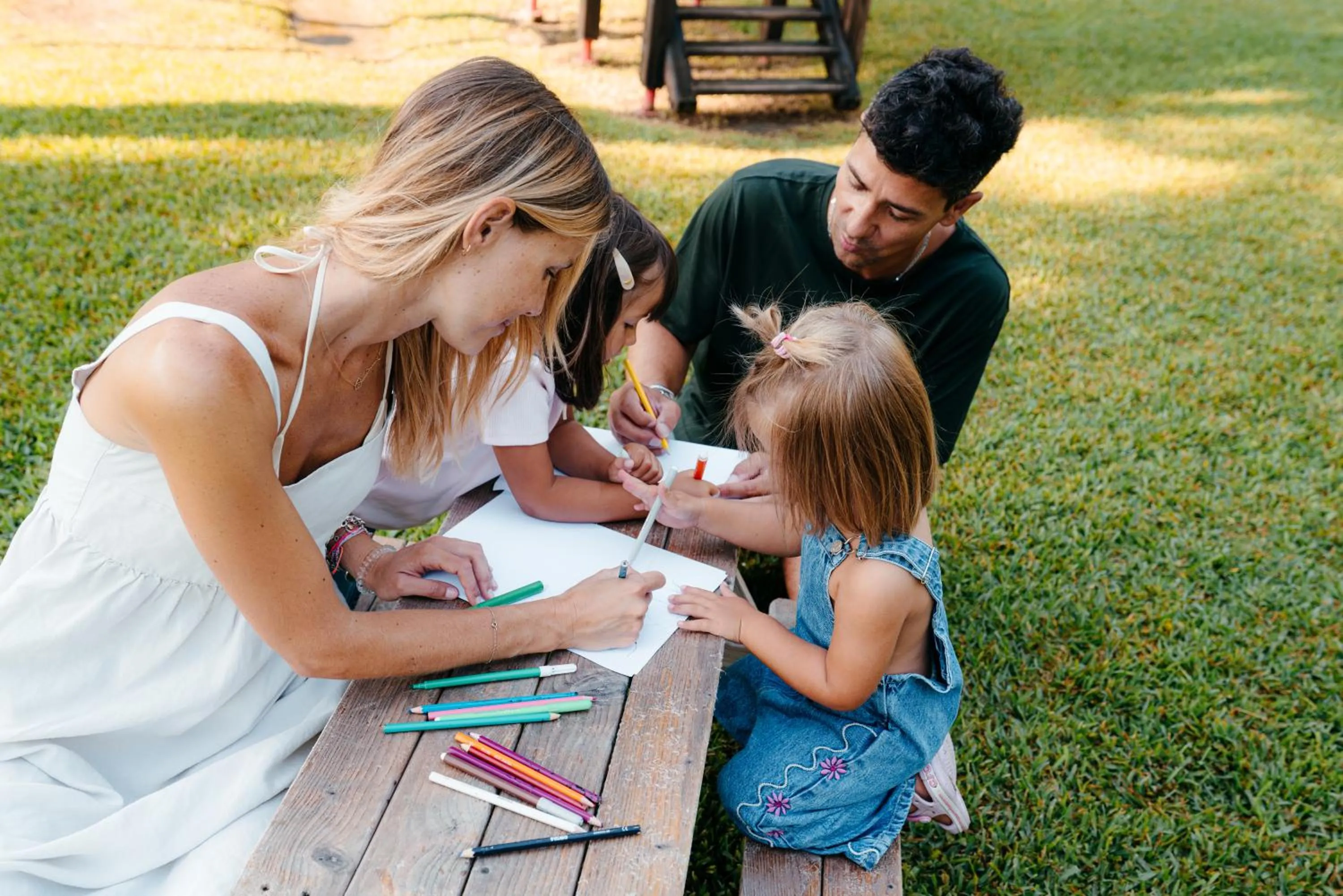 Family in Mangia's Brucoli, Sicily, Autograph Collection