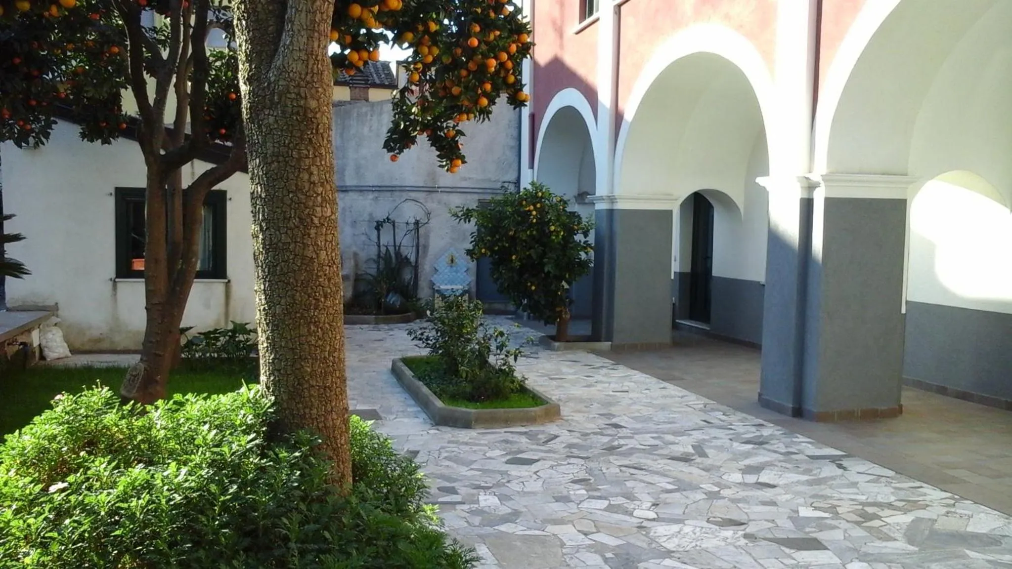 Garden in La magnolia B&B