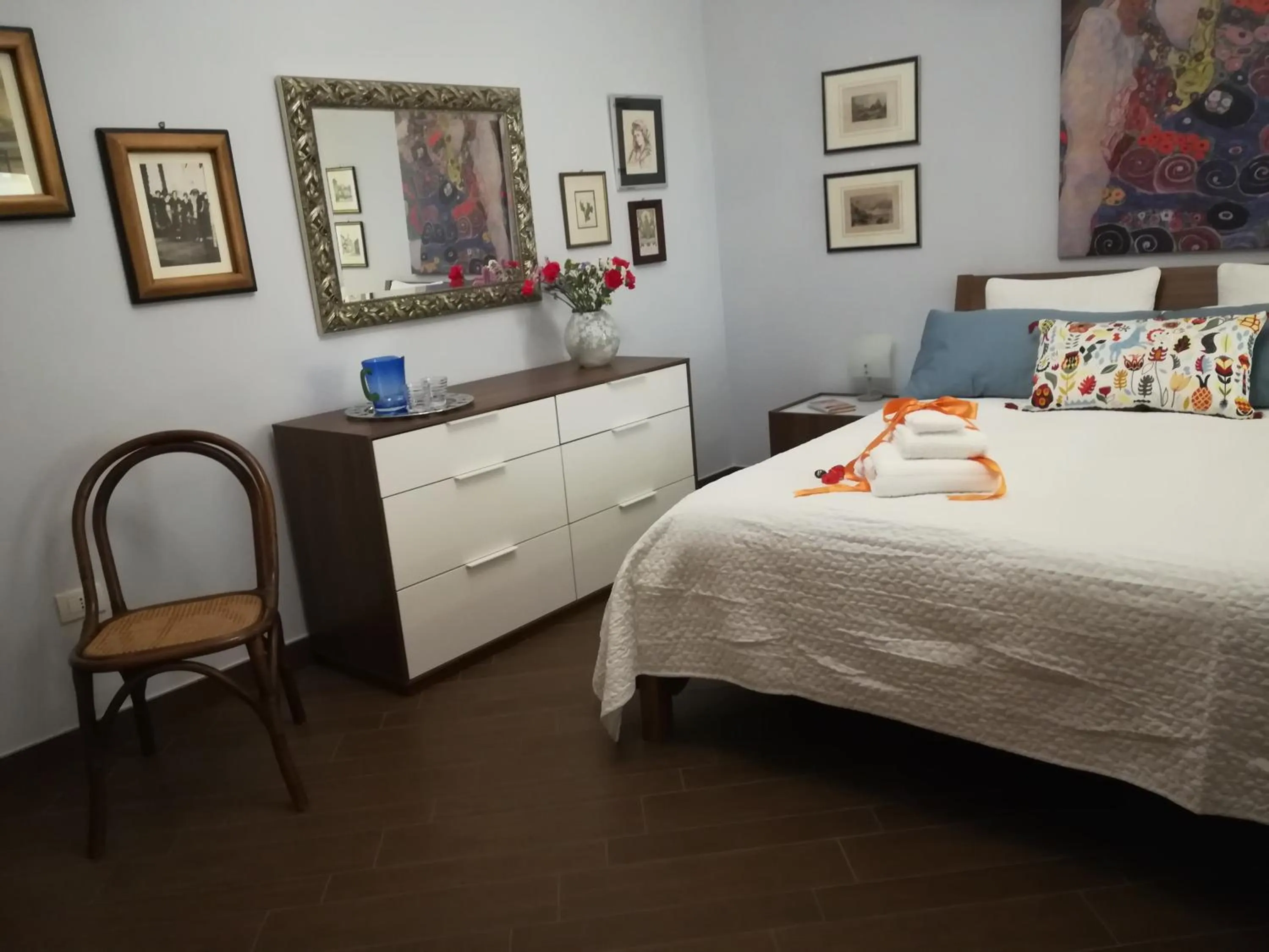 Bed in La magnolia B&B