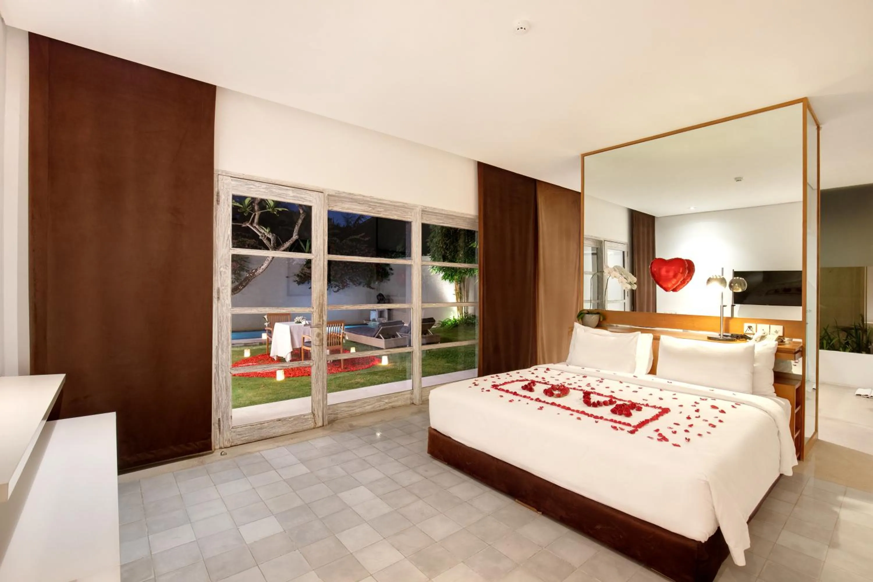 Decorative detail, Bed in Uma Sapna Seminyak