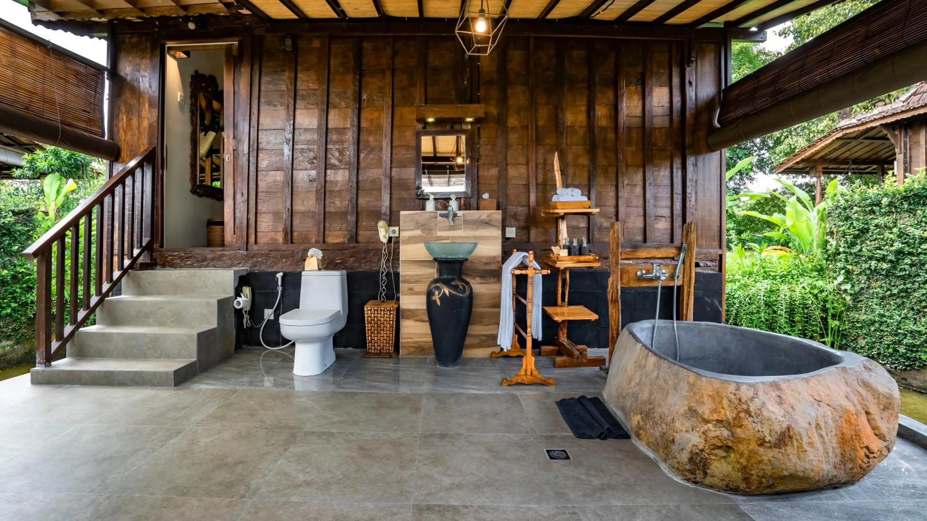 Bathroom in KajaNe Yangloni at Ubud Bali