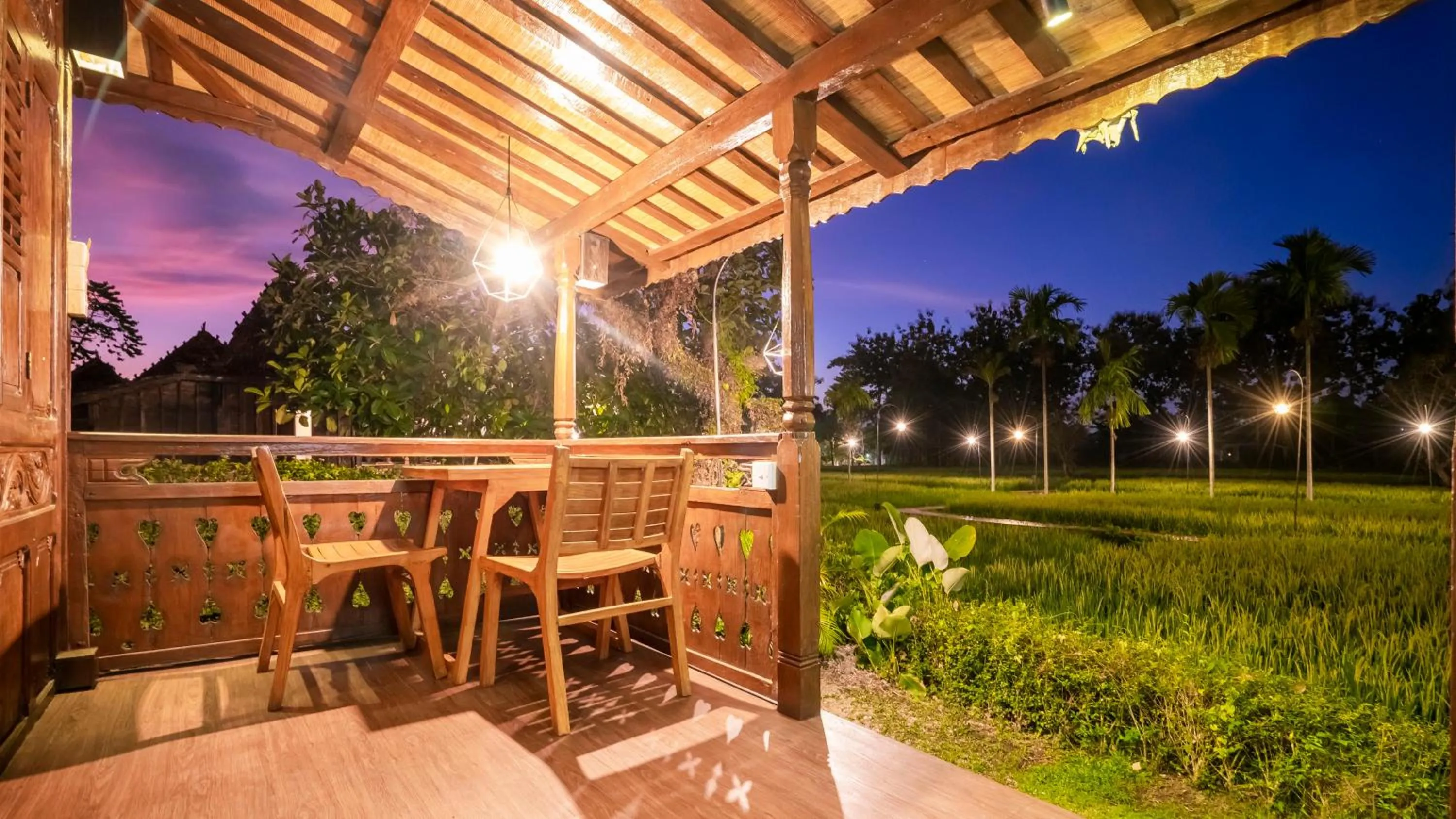 Balcony/Terrace in KajaNe Yangloni at Ubud Bali