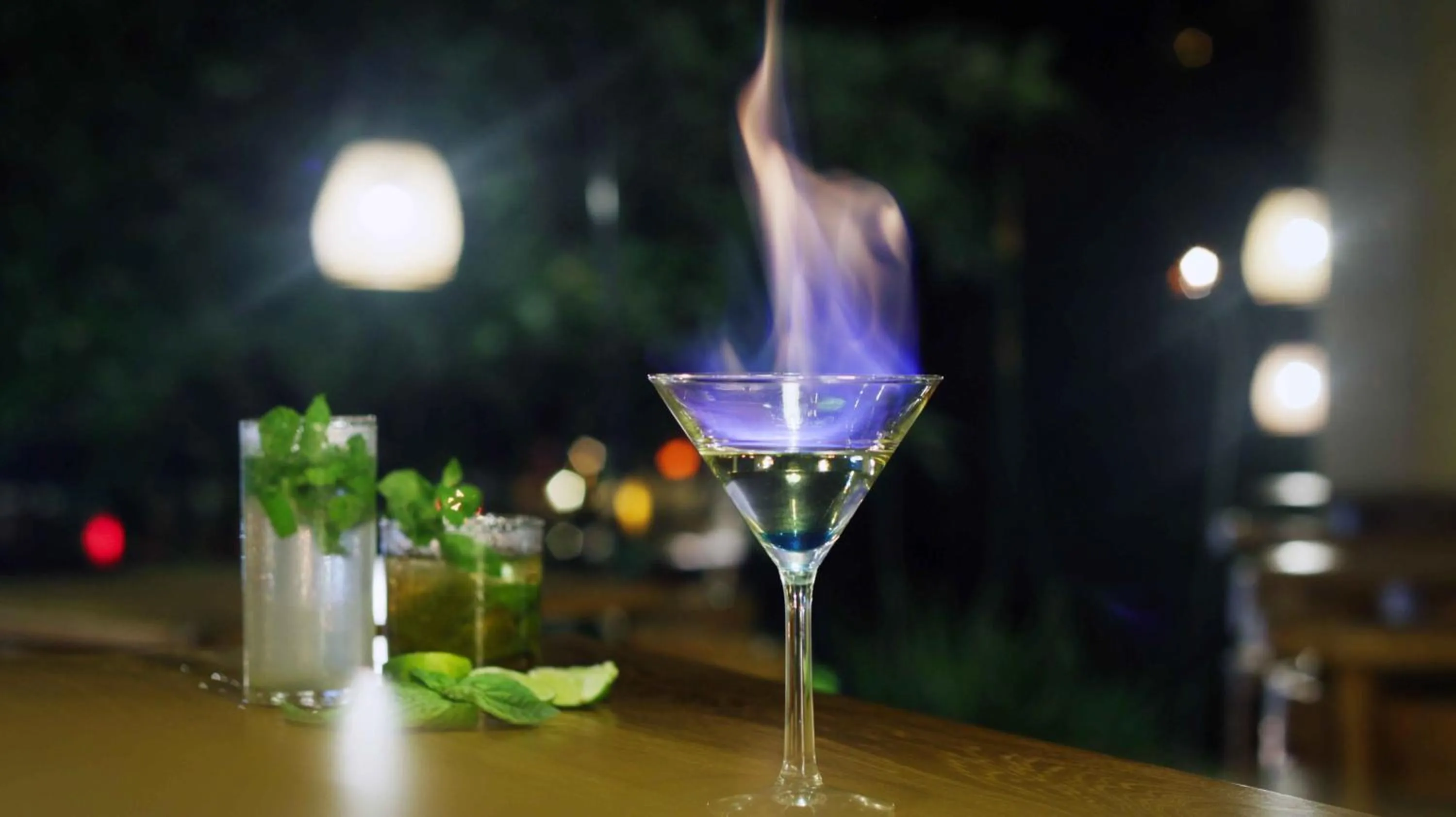 Alcoholic drinks in KajaNe Yangloni at Ubud Bali