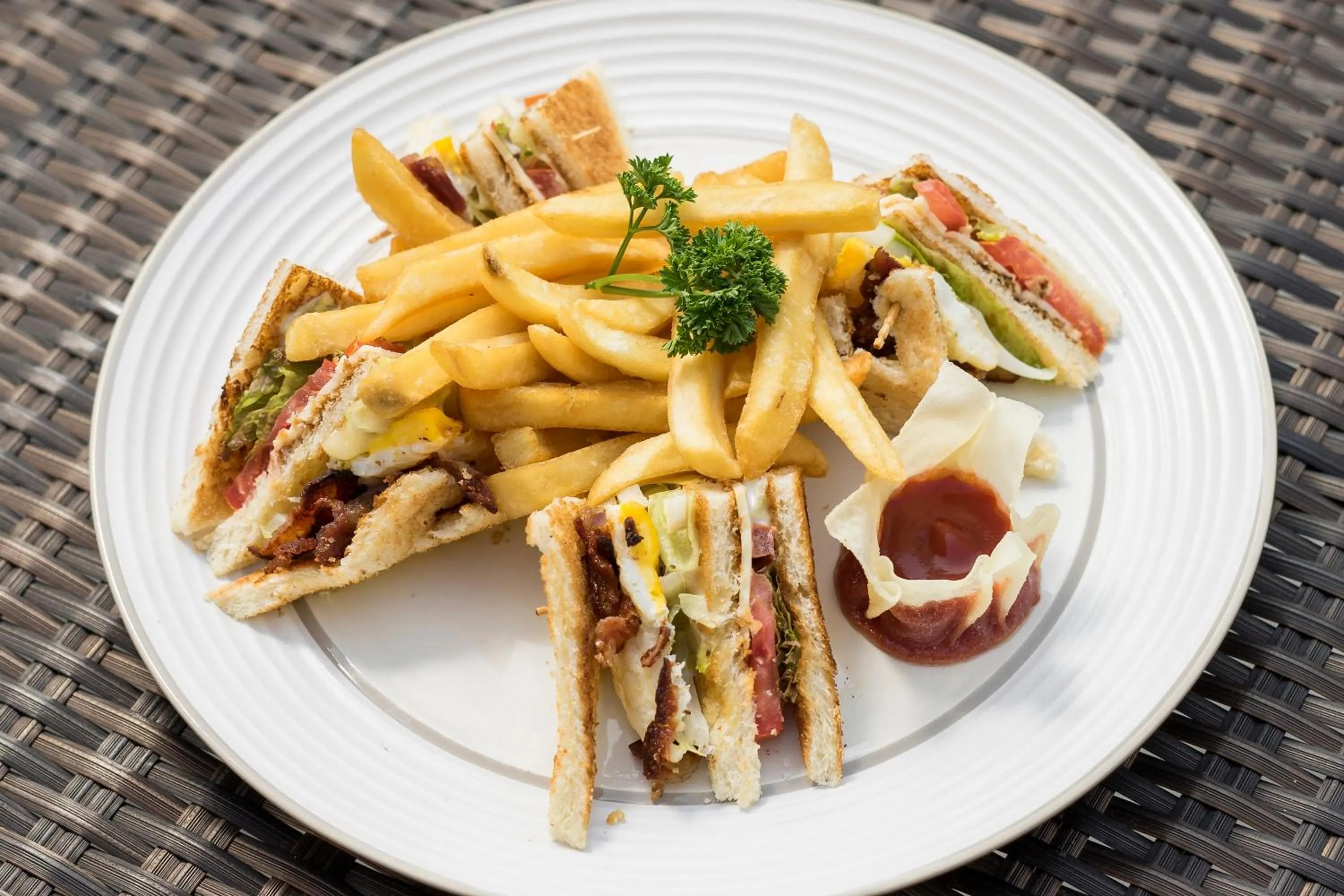 Food close-up in Royal Hotel and Villa Bali