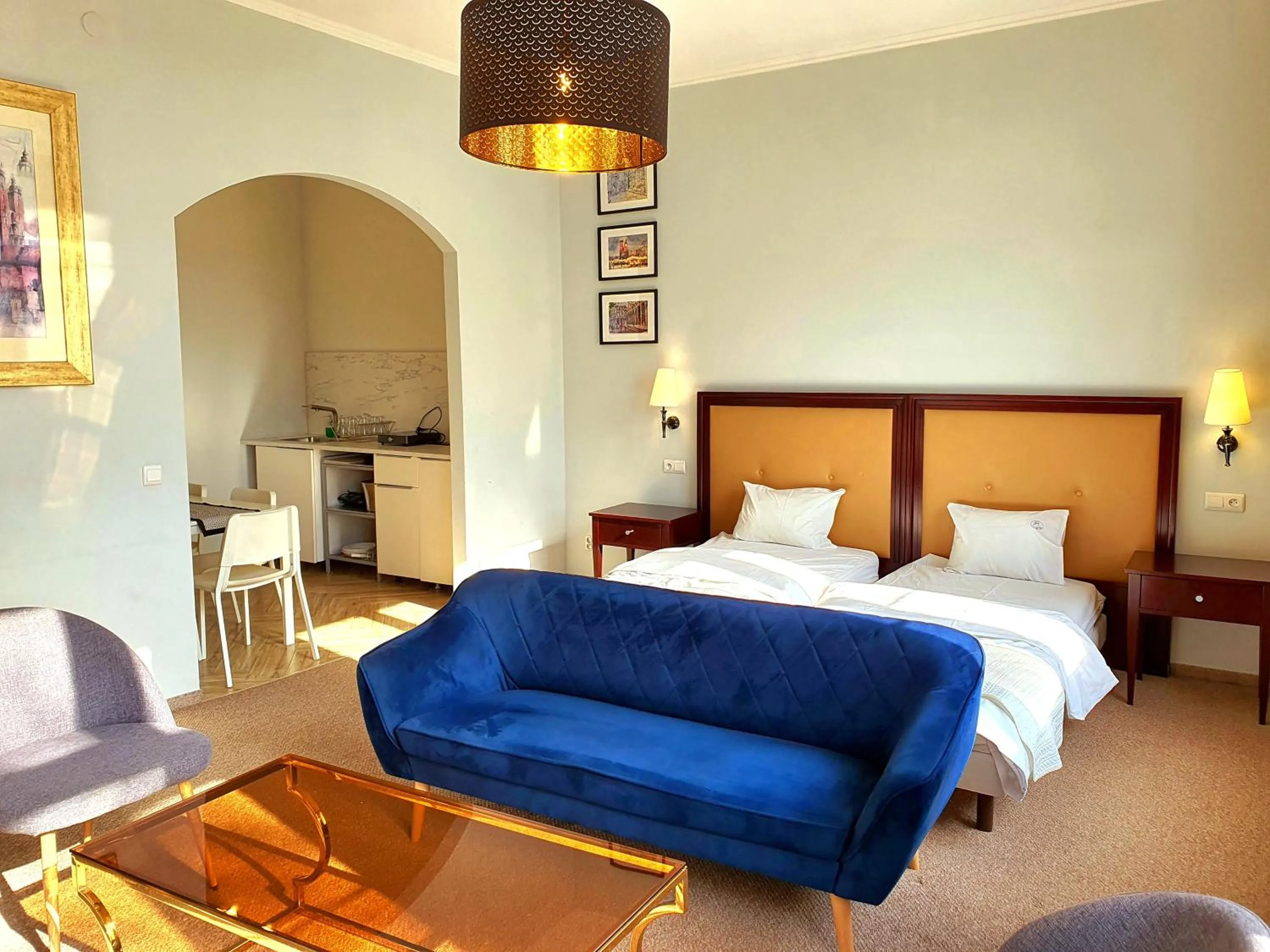 Living room in Holiday Suites Cracow