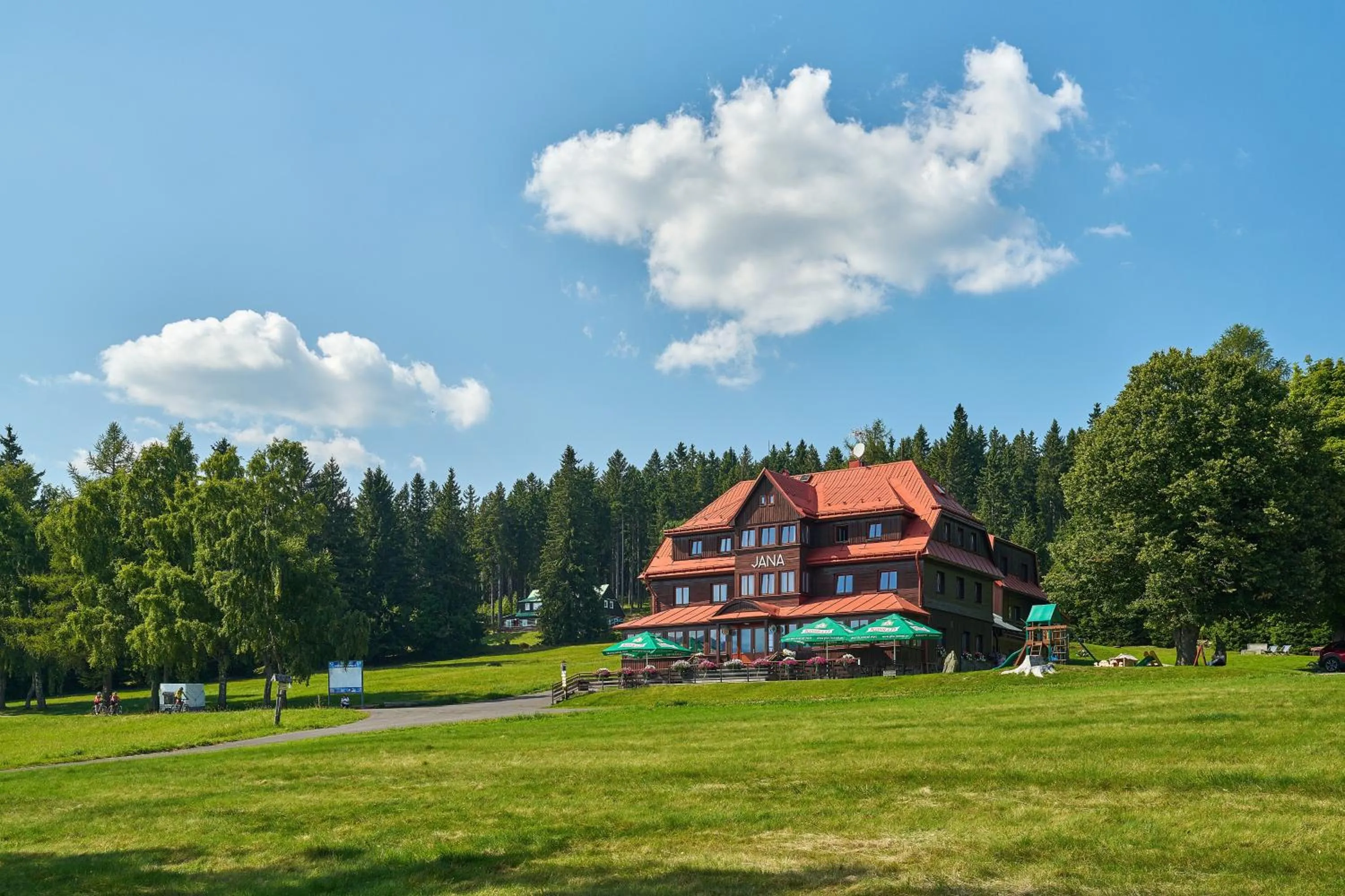 Property building in Hotel Bouda Jana