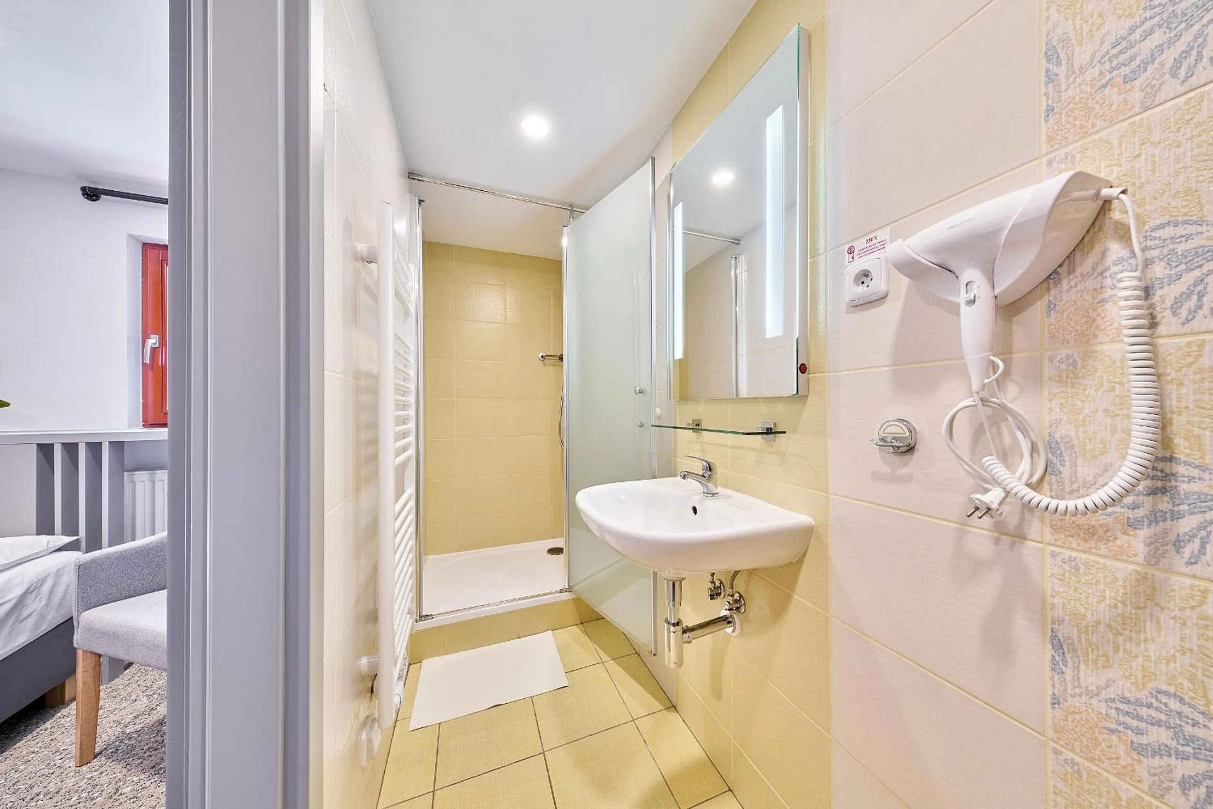 Shower in Hotel Bouda Jana