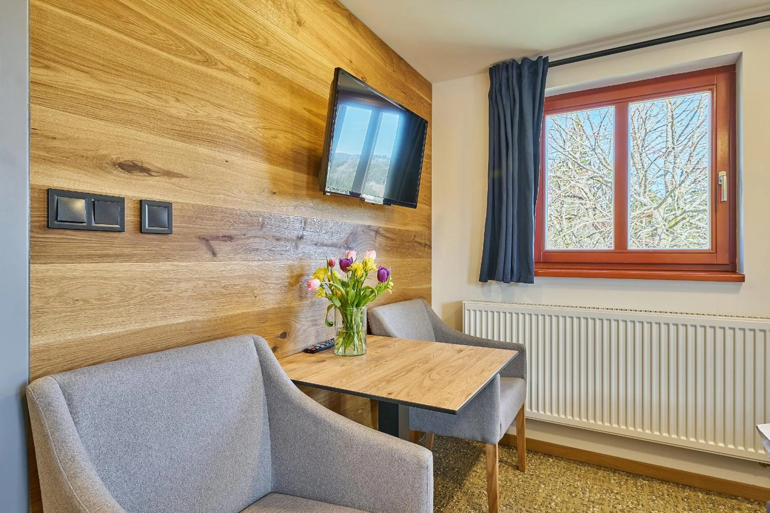 Seating area in Hotel Bouda Jana