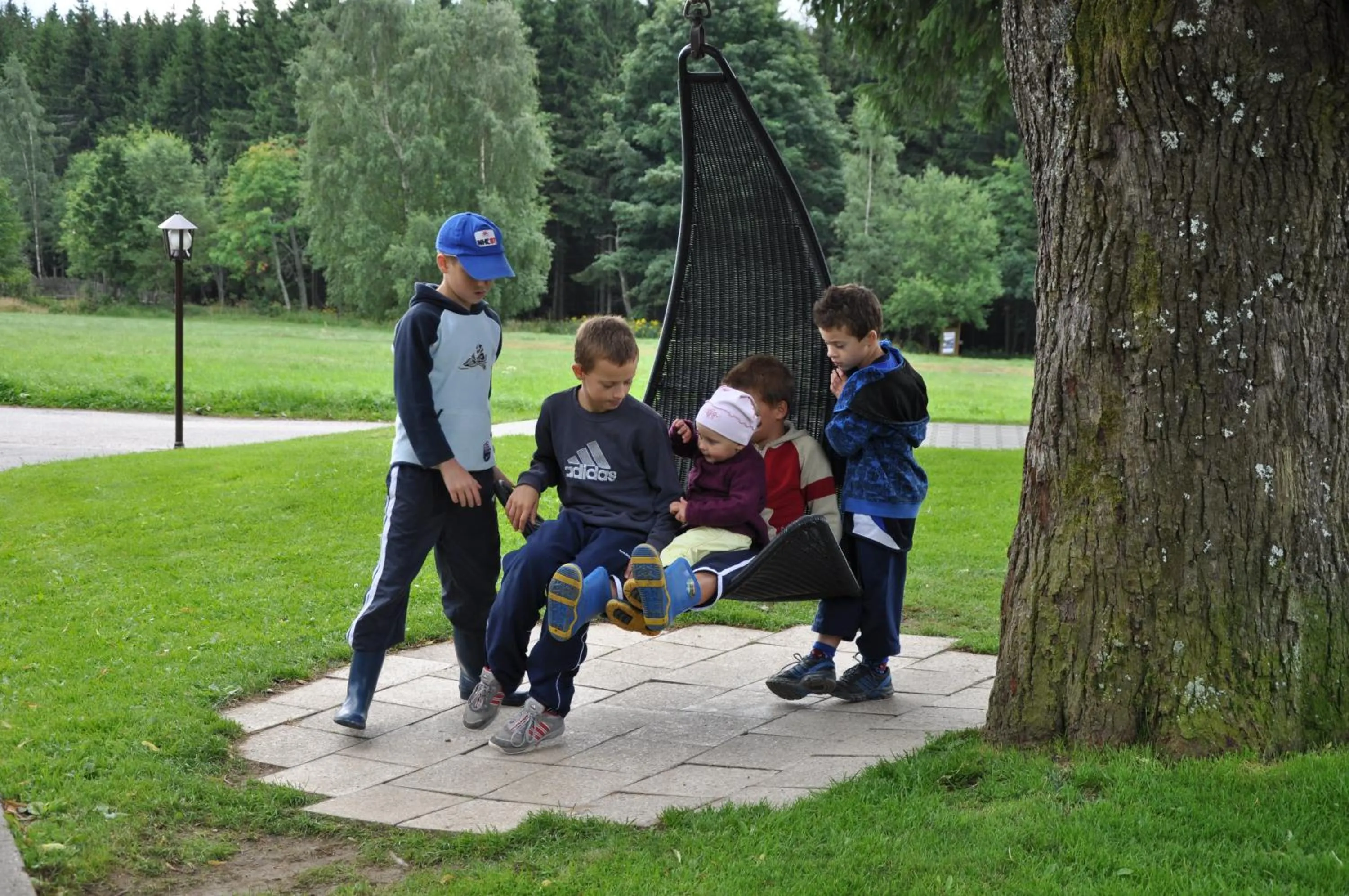 Garden in Hotel Bouda Jana